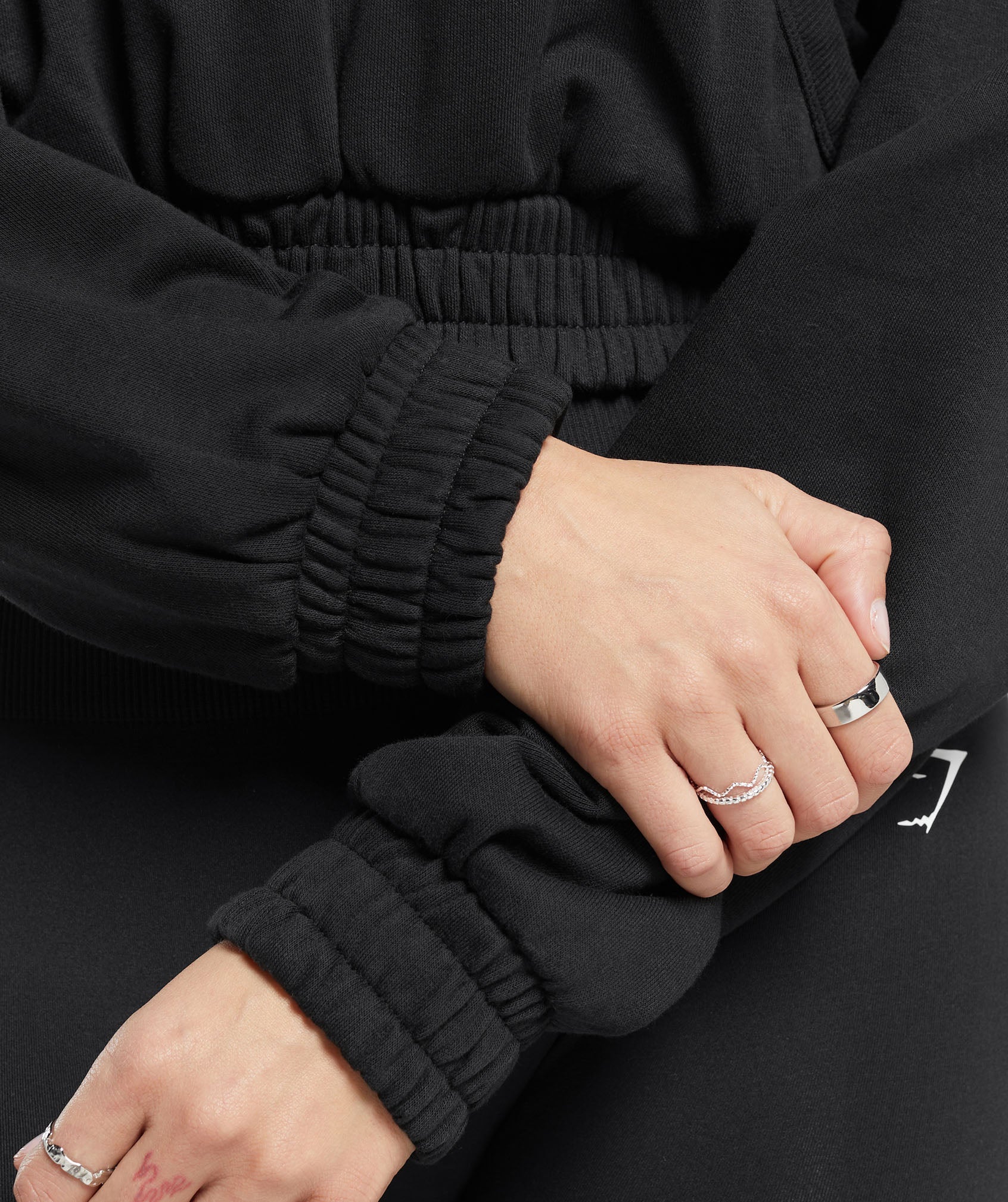 Rest Day Midi Pullover in Black - view 6