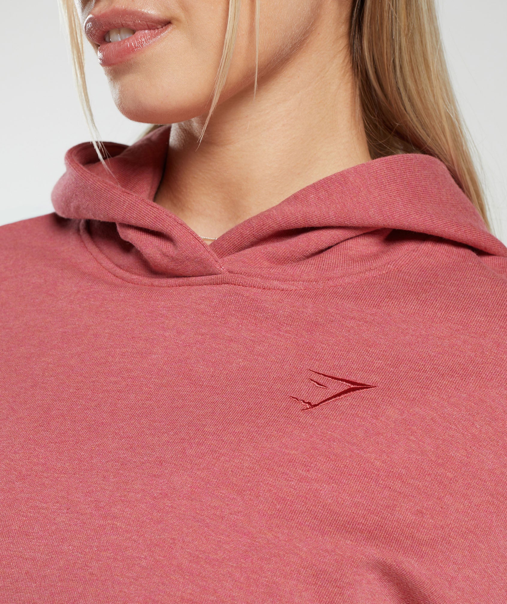 Rest Day Sweats Hoodie in Heritage Pink Marl - view 5