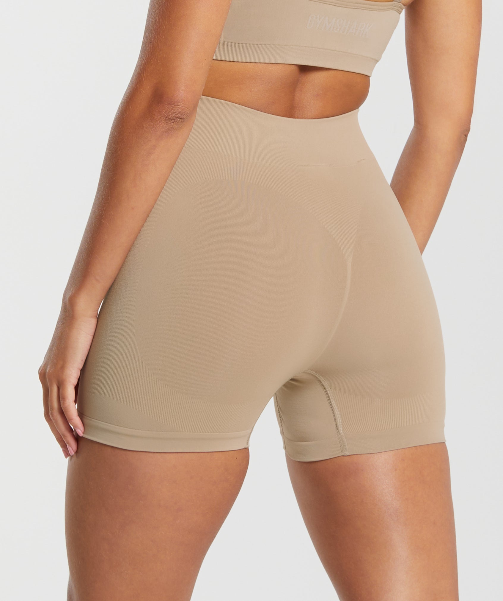 Seamless Boxers in Cement Brown - view 2
