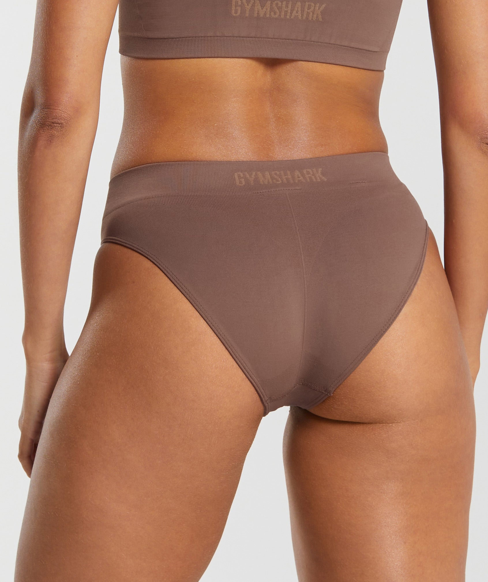 Seamless Brief in Soft Brown - view 2