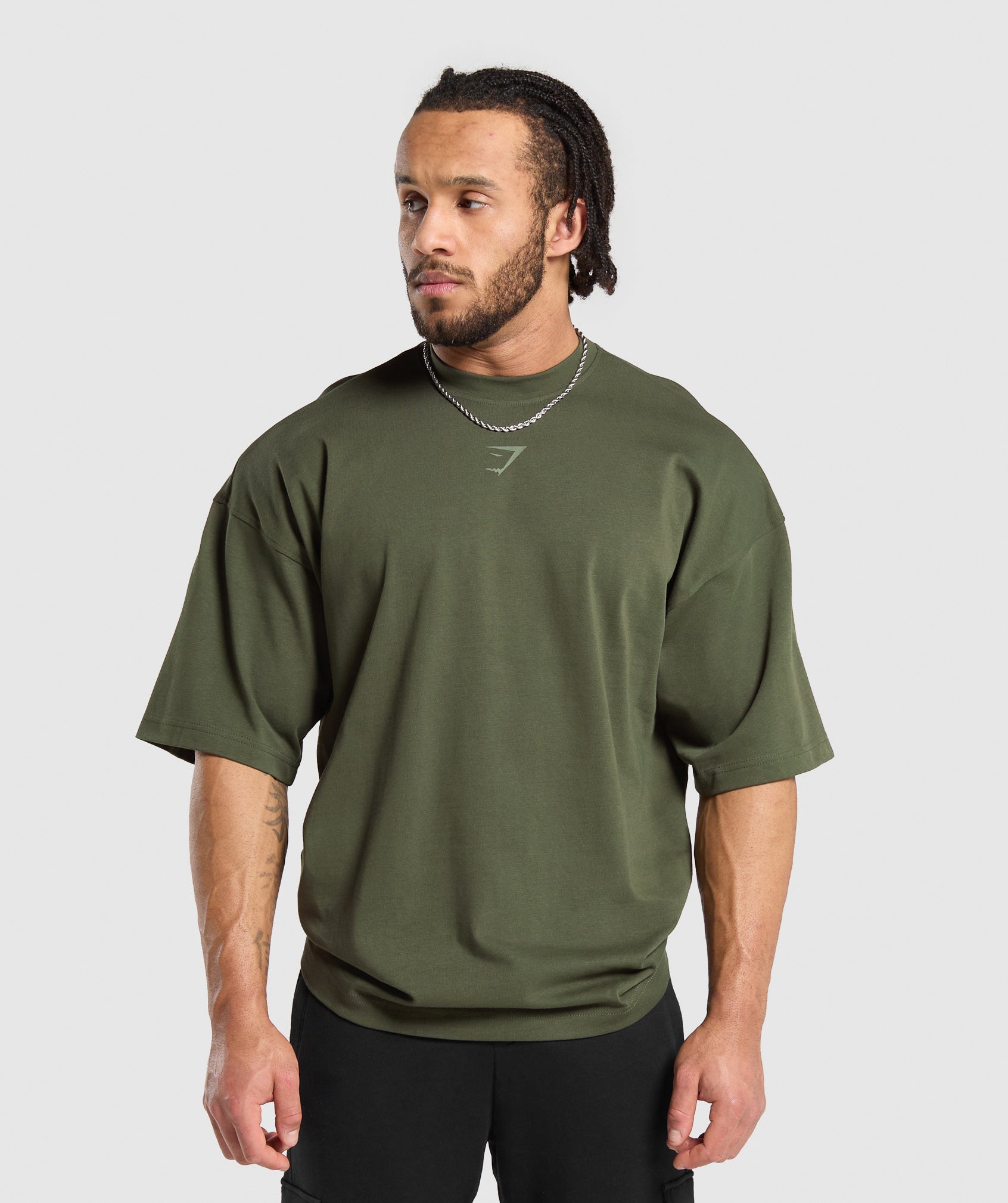 Sets N Reps T-Shirt in Winter Olive - view 2