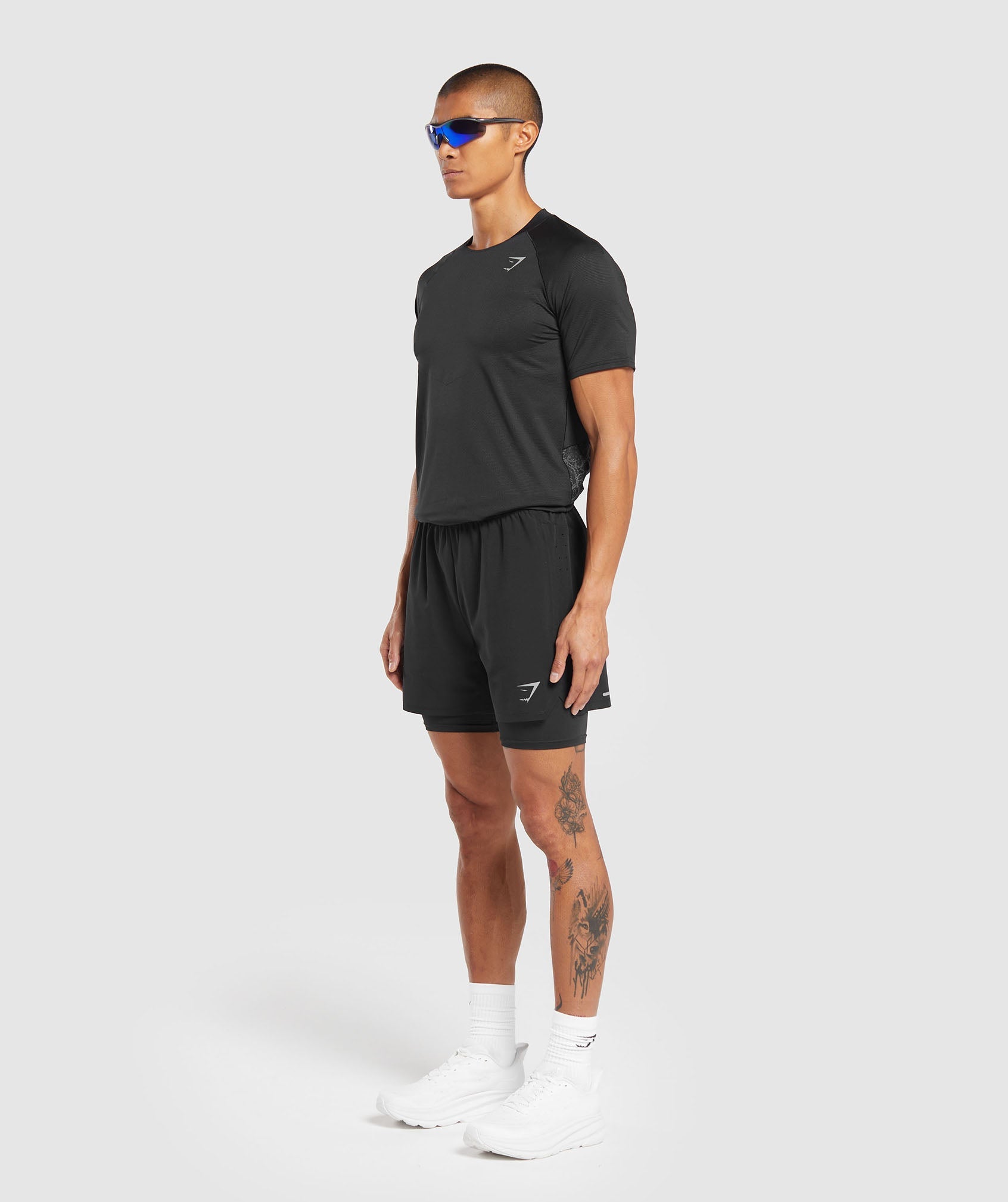 Speed 5" Shorts in Black - view 6