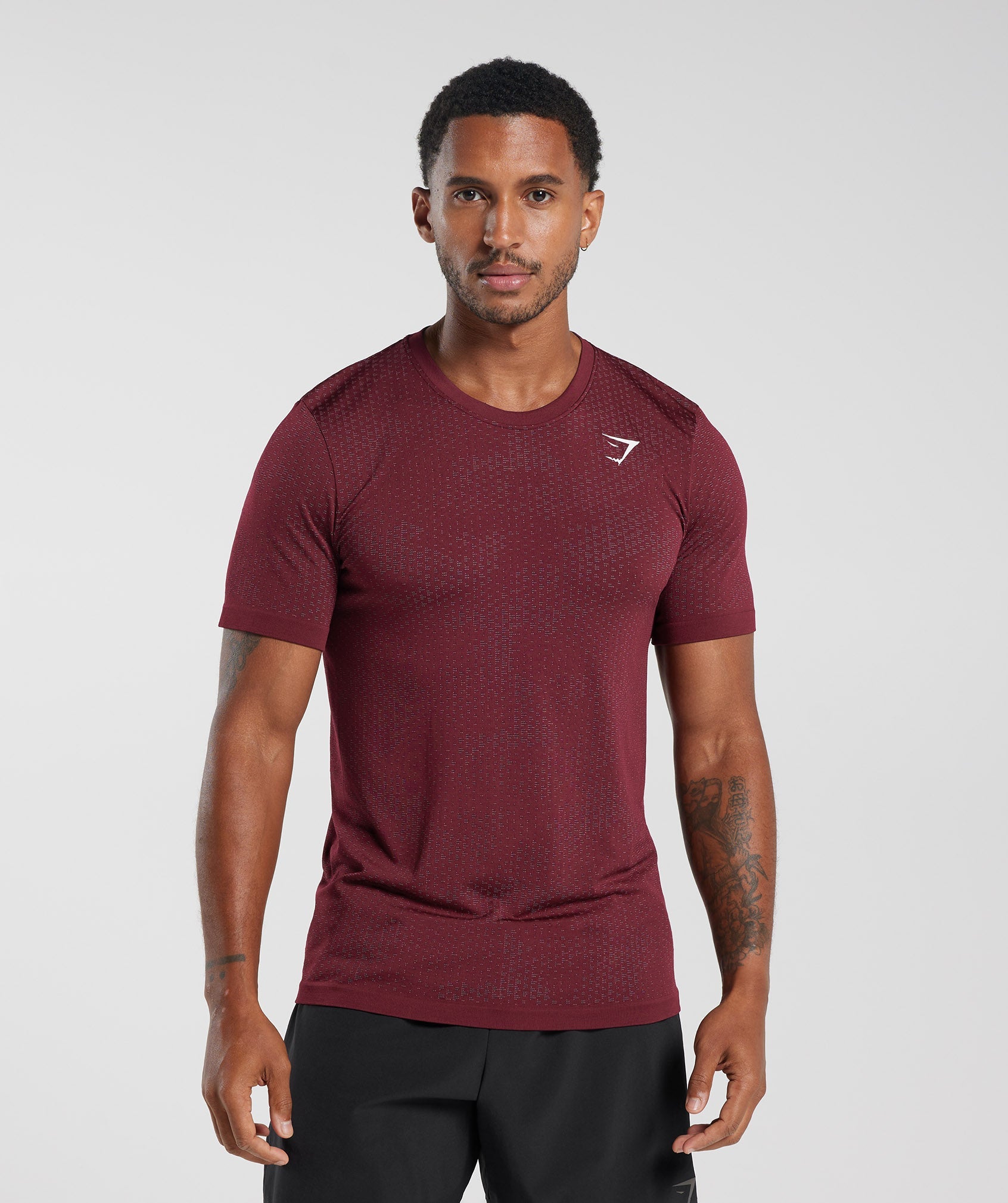 Gymshark 315 Seamless T-Shirt - Core Olive/Deep Olive Green