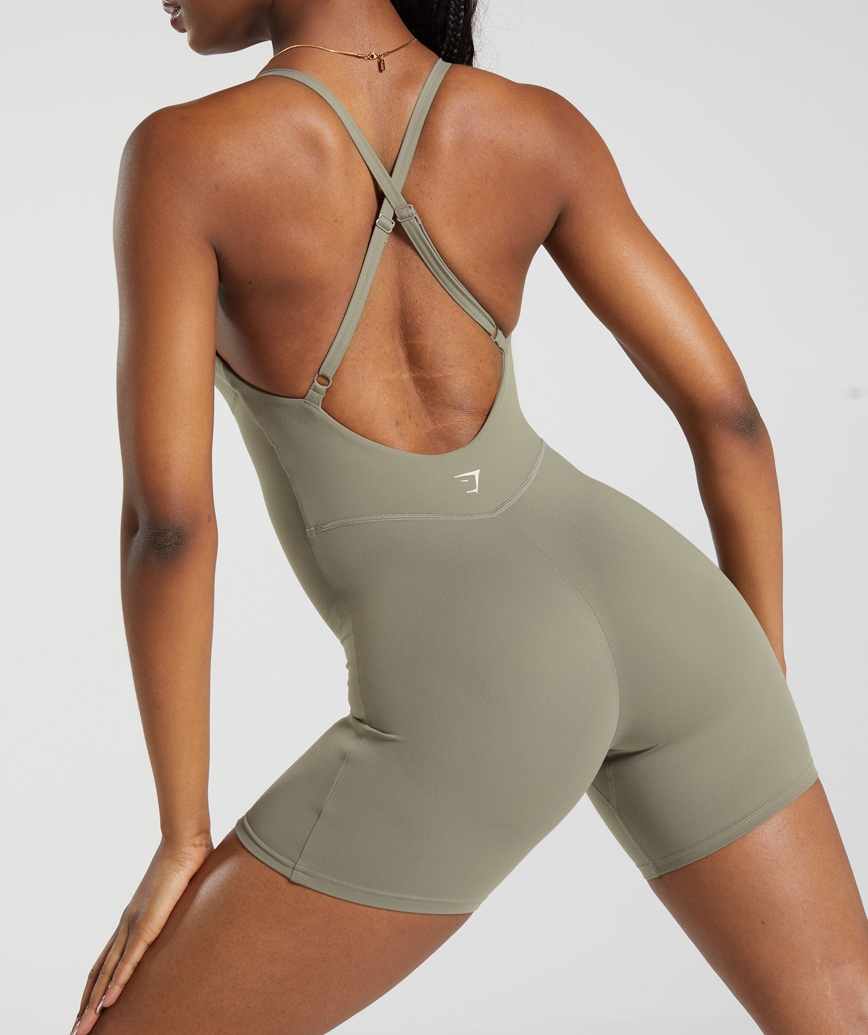 Strappy All in One in Linen Brown - view 6