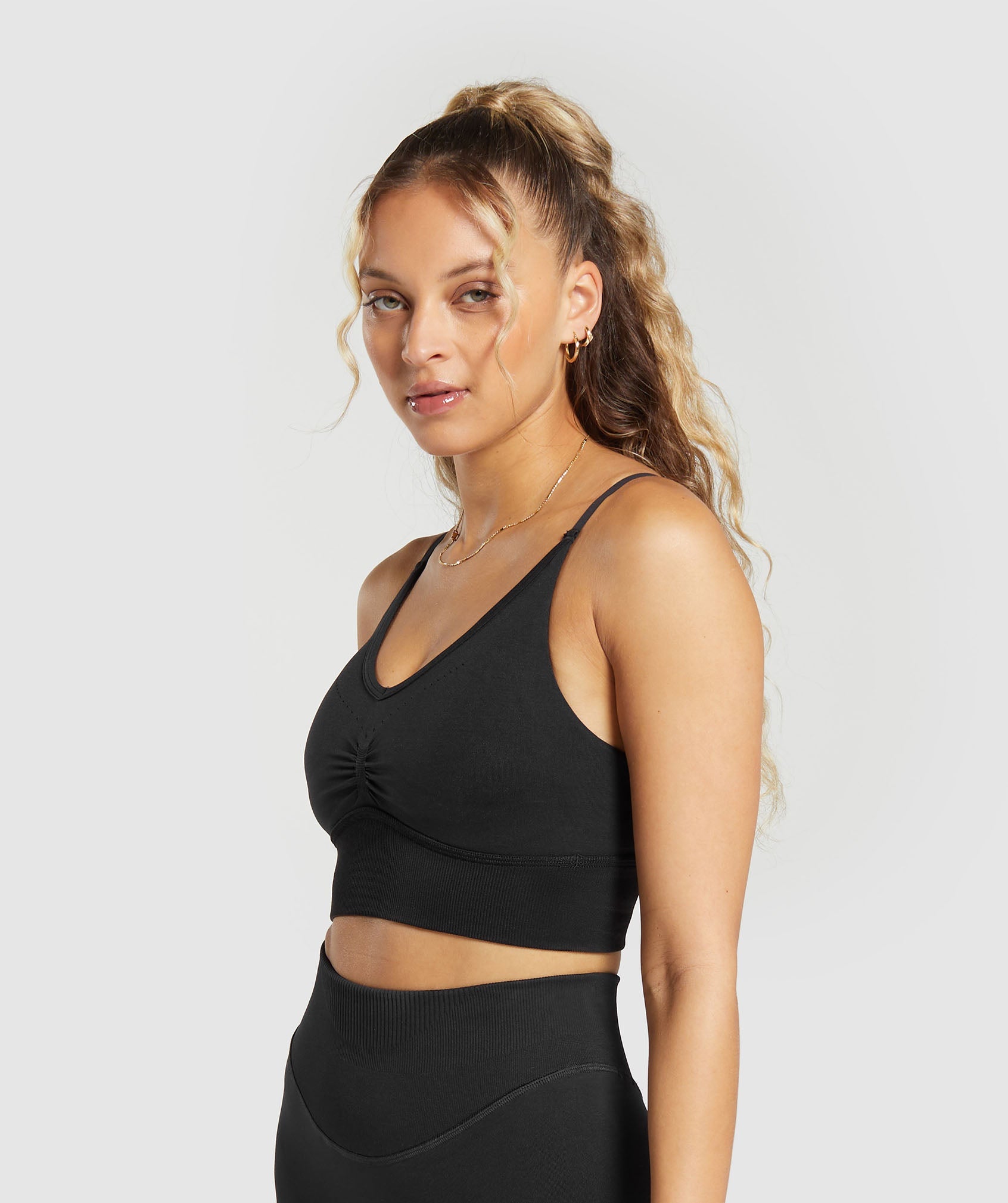 Sweat Seamless Cross Back Sports Bra