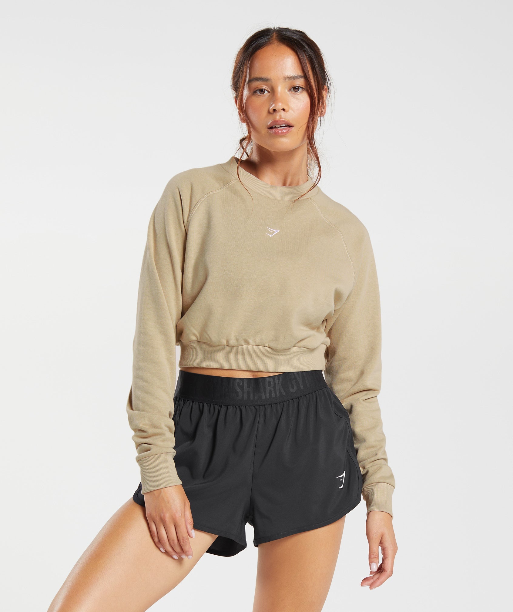 Gymshark Training Cropped Sports Sweater Femme - Taille XS