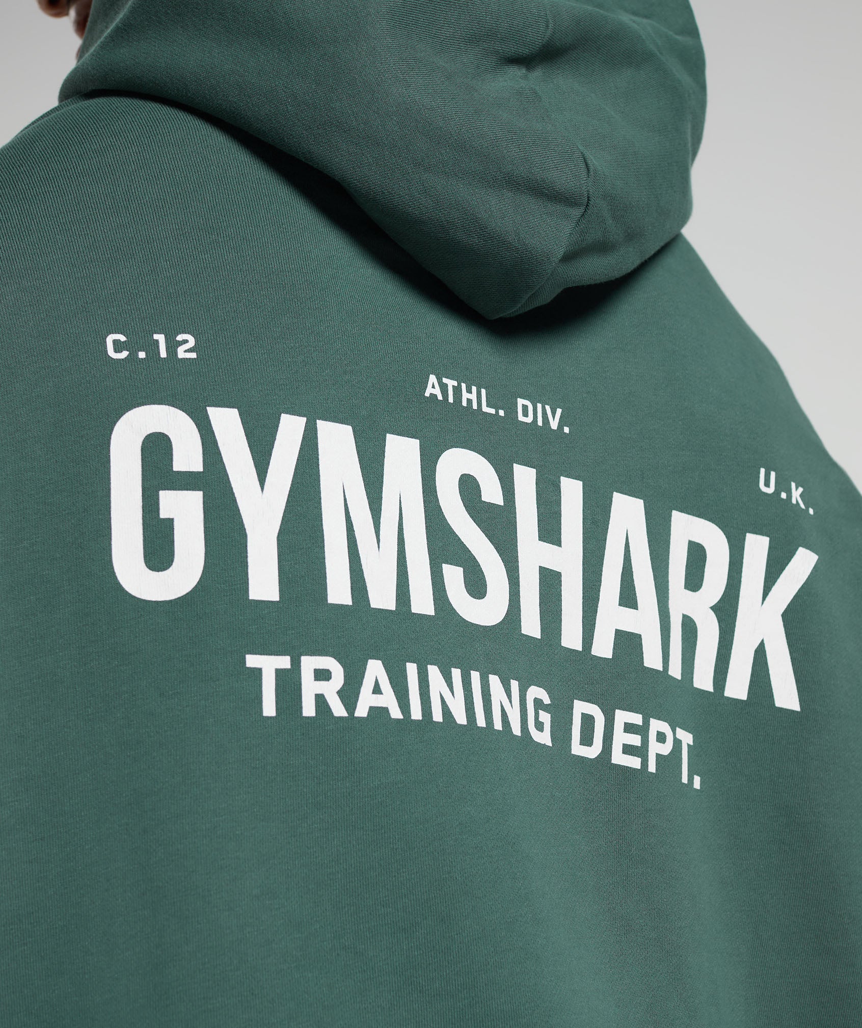 Training Dept. Hoodie in Fog Green - view 6