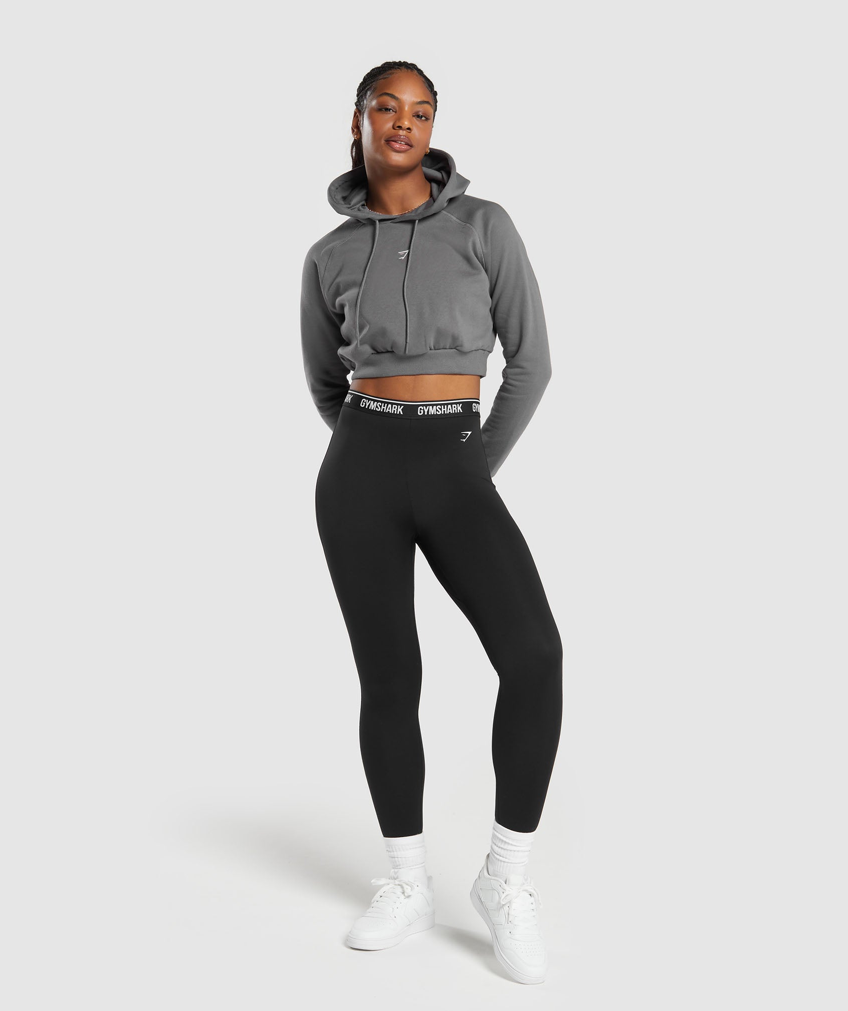 Training Fleece Cropped Hoodie