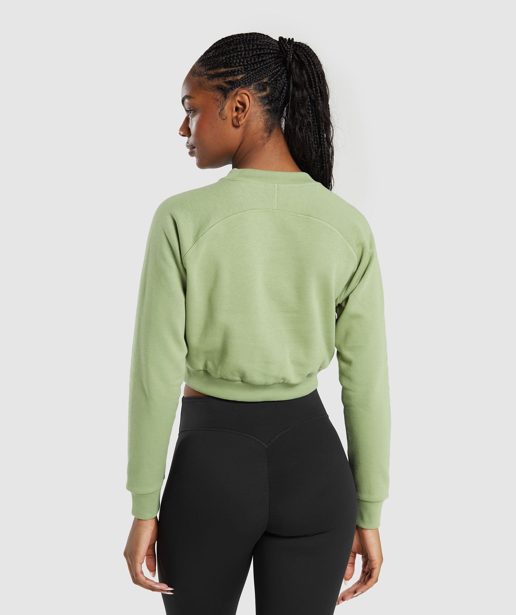 Training Fleece Cropped Sweatshirt