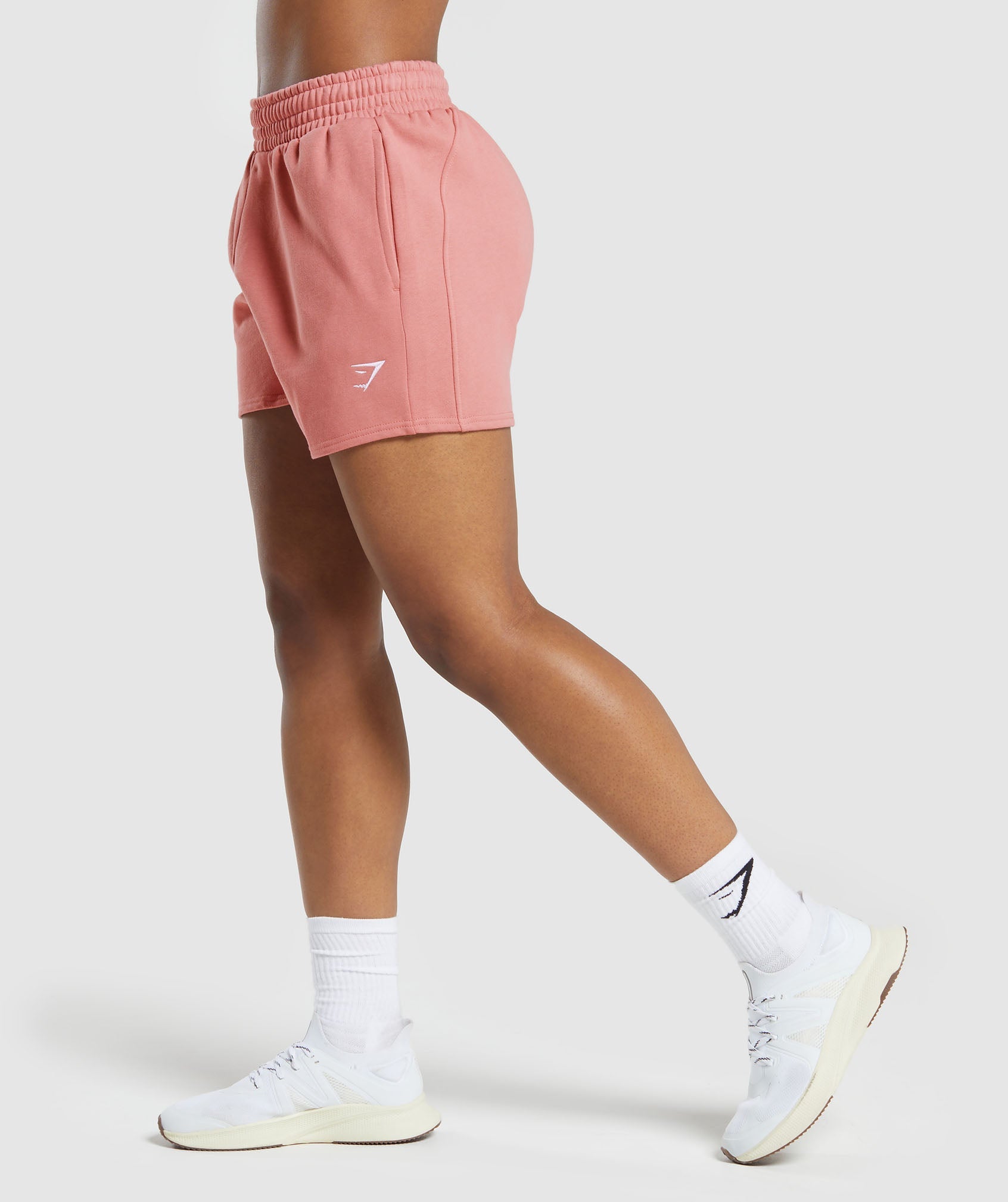 Training Fleece Shorts in Classic Pink - view 3