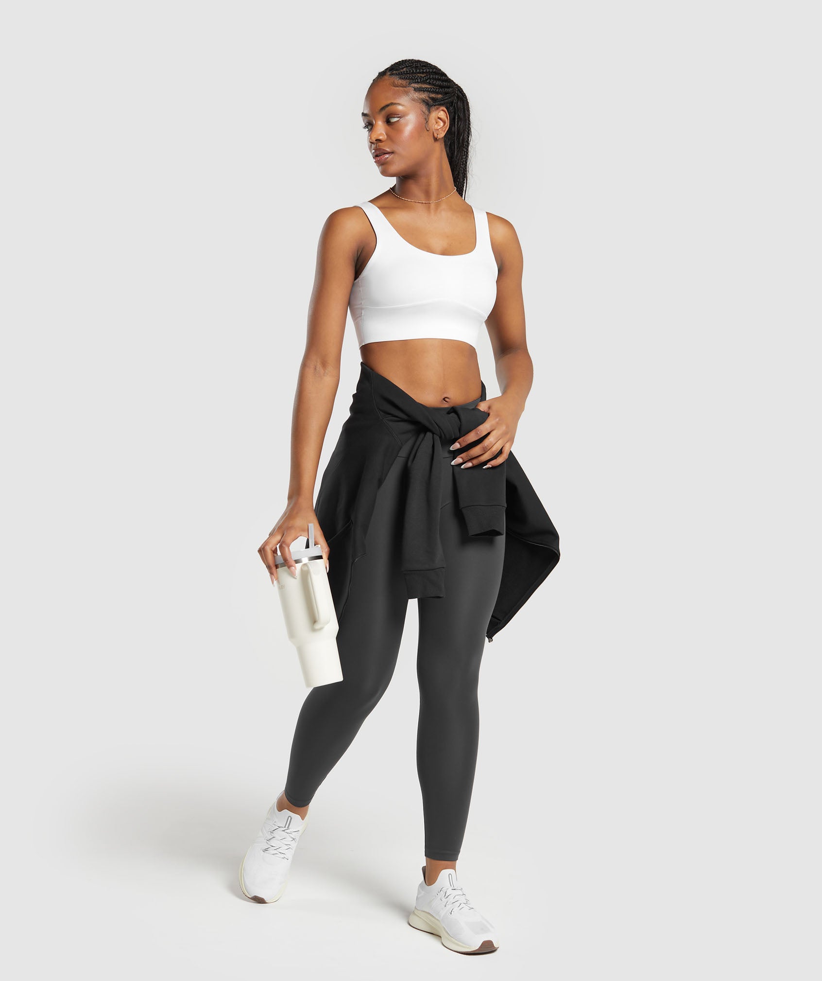 Training Leggings in Asphalt Grey - view 4