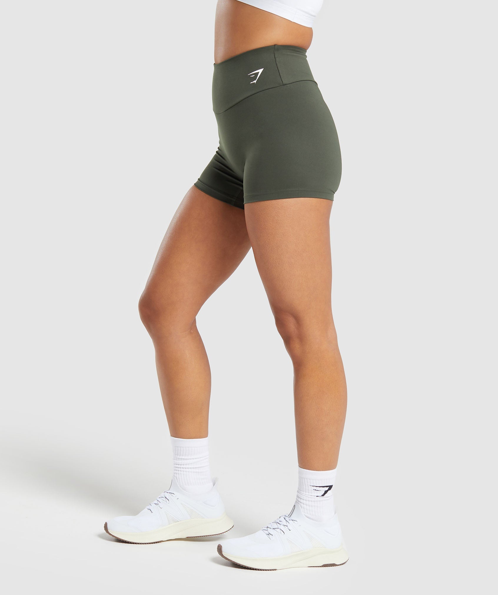 Training Tight Shorts in Strength Green - view 3