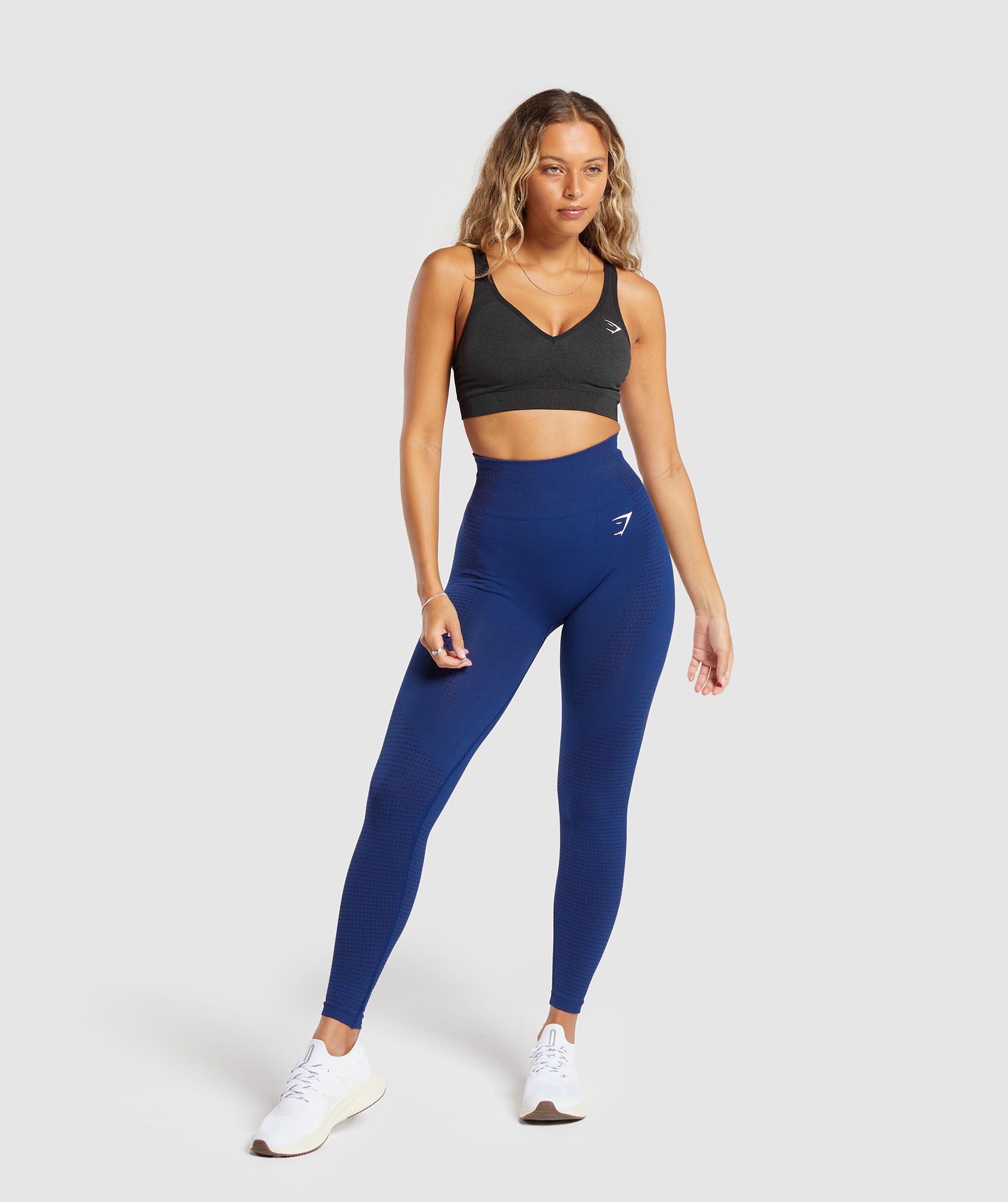 Vital Seamless 2.0 Leggings in Stellar Blue Marl - view 4