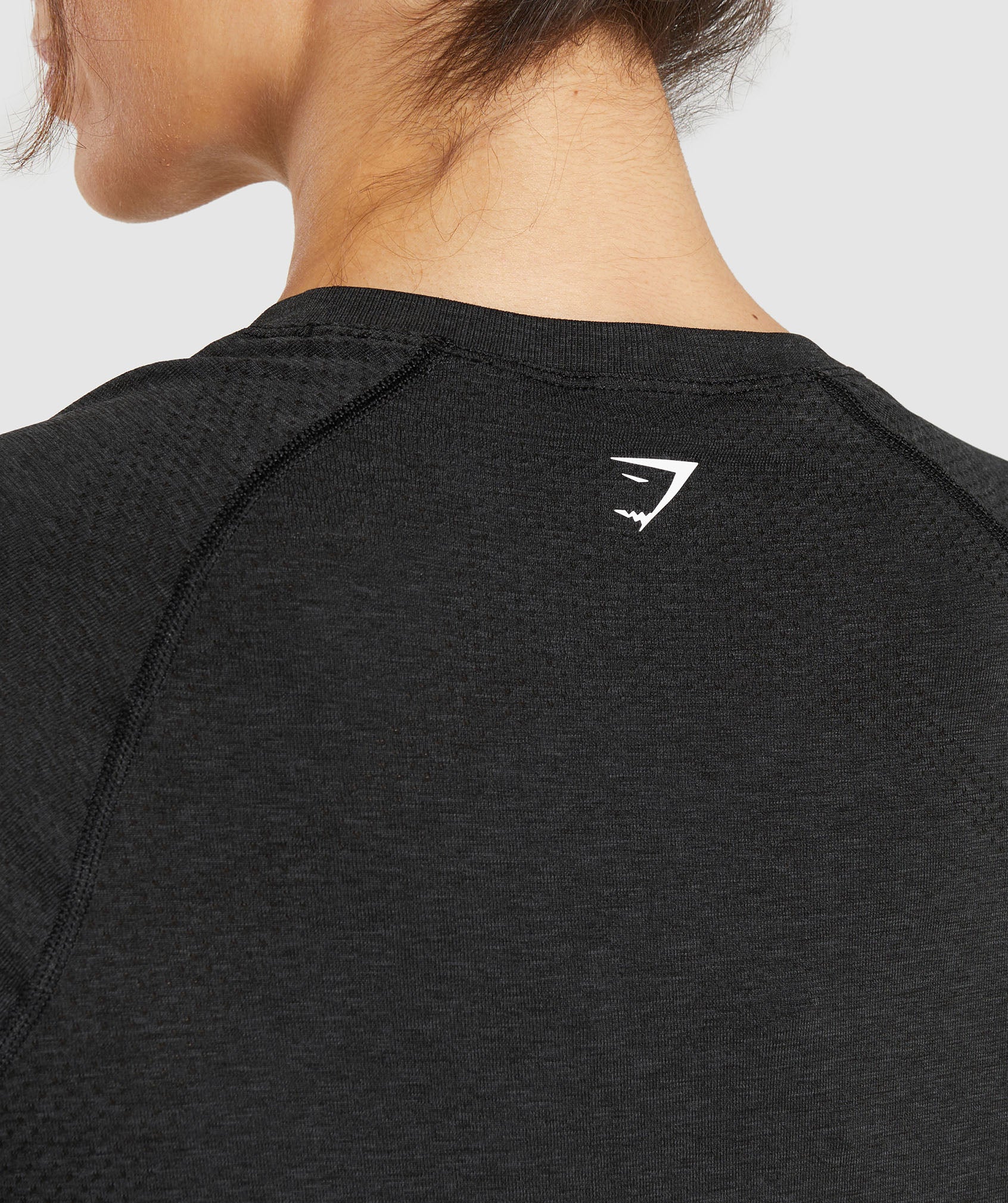 Vital Seamless 2.0 Light T-Shirt in Black Marl