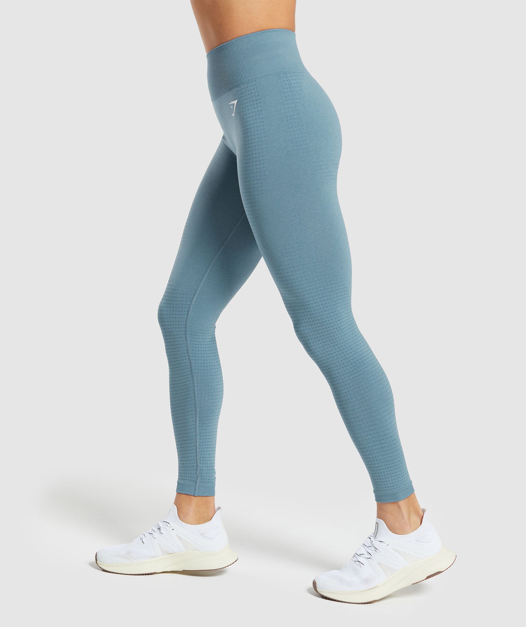 Vital Seamless 2.0 Leggings in Faded Blue Marl - view 3