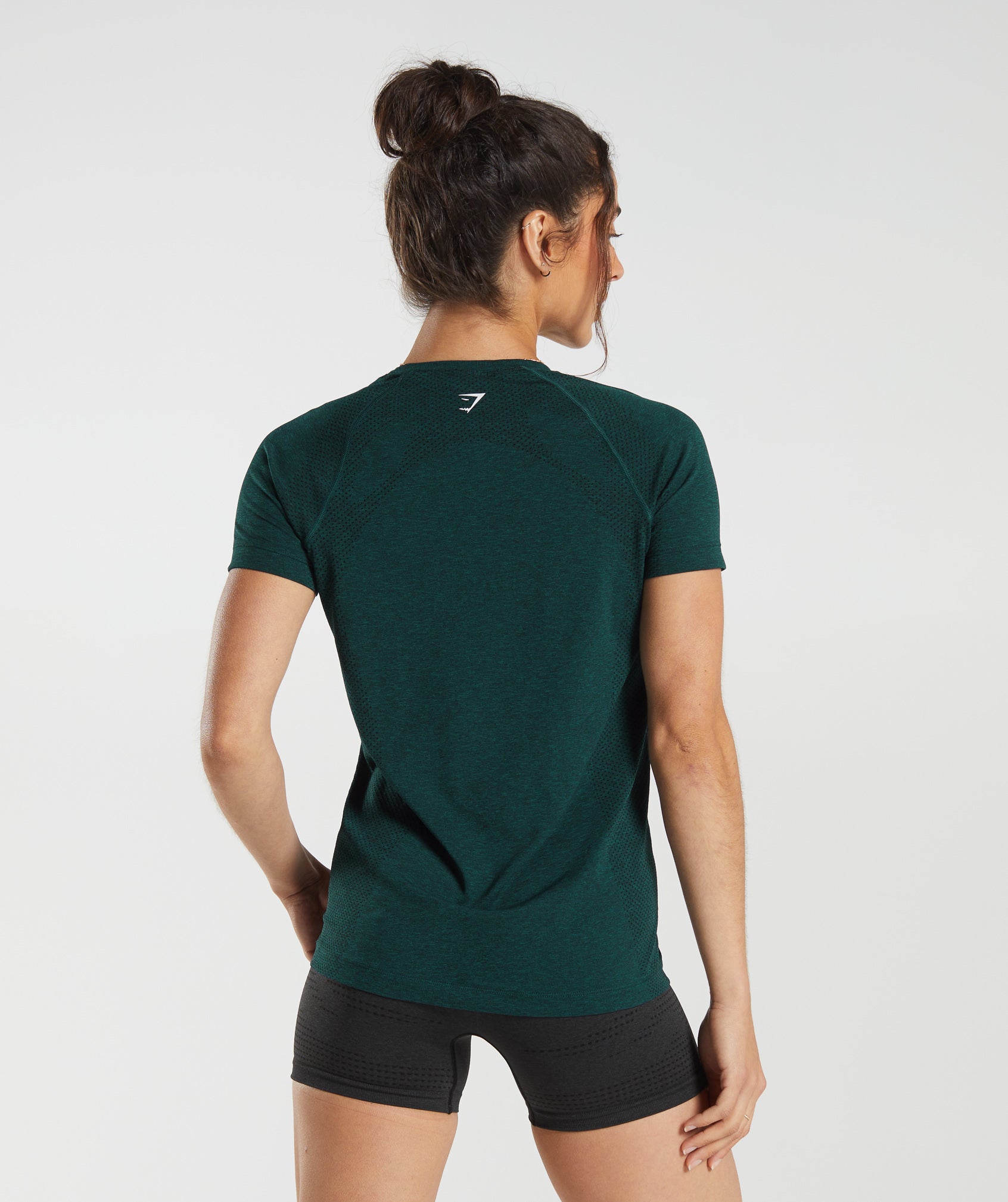 Vital Seamless 2.0 Light T-Shirt in Deep Teal Marl