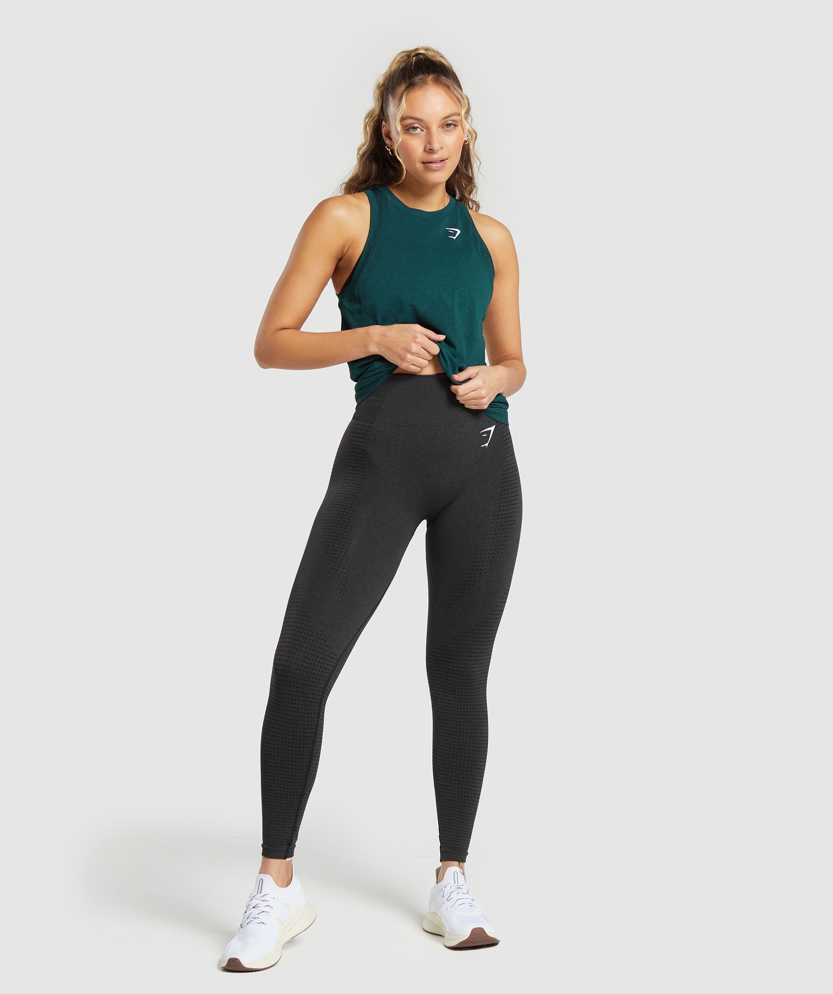 Vital Seamless 2.0 Light Tank in Deep Teal - view 4