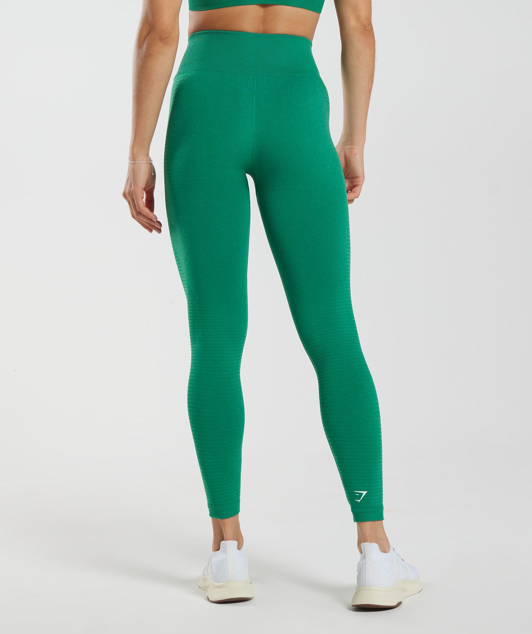 Gymshark Womens Green Vision Leggings Size XS Mid - Depop