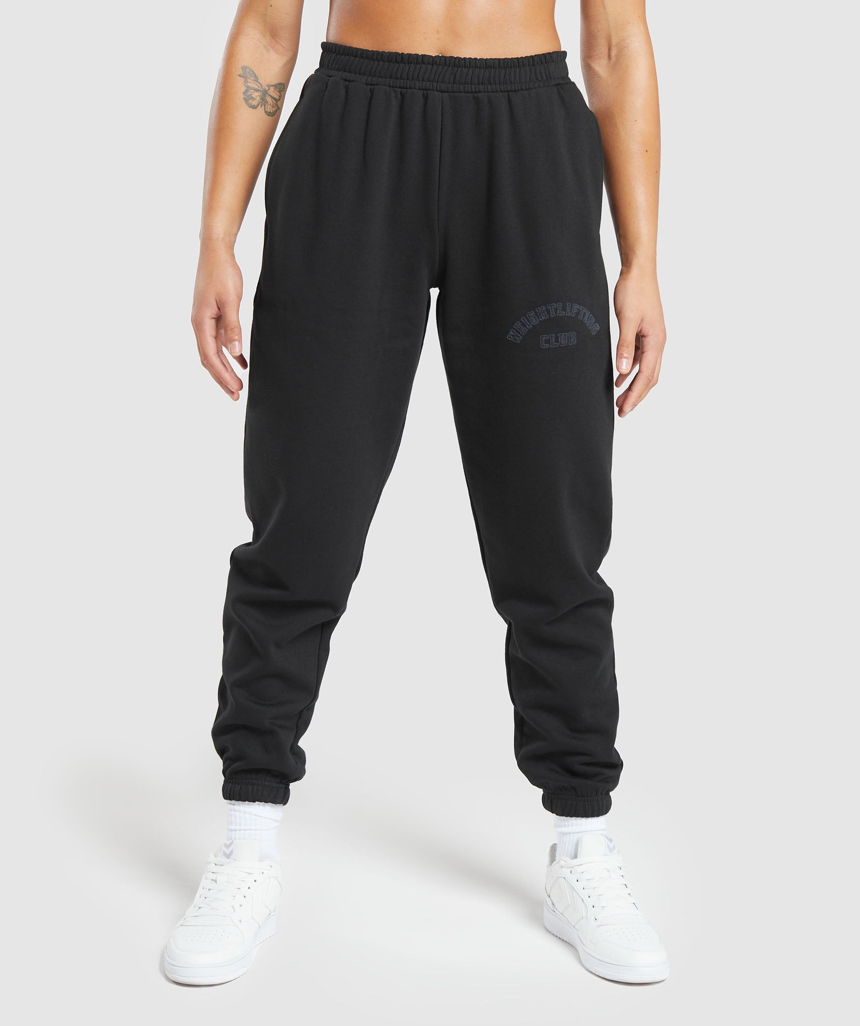 Gymshark Strength Department Graphic Joggers - Black