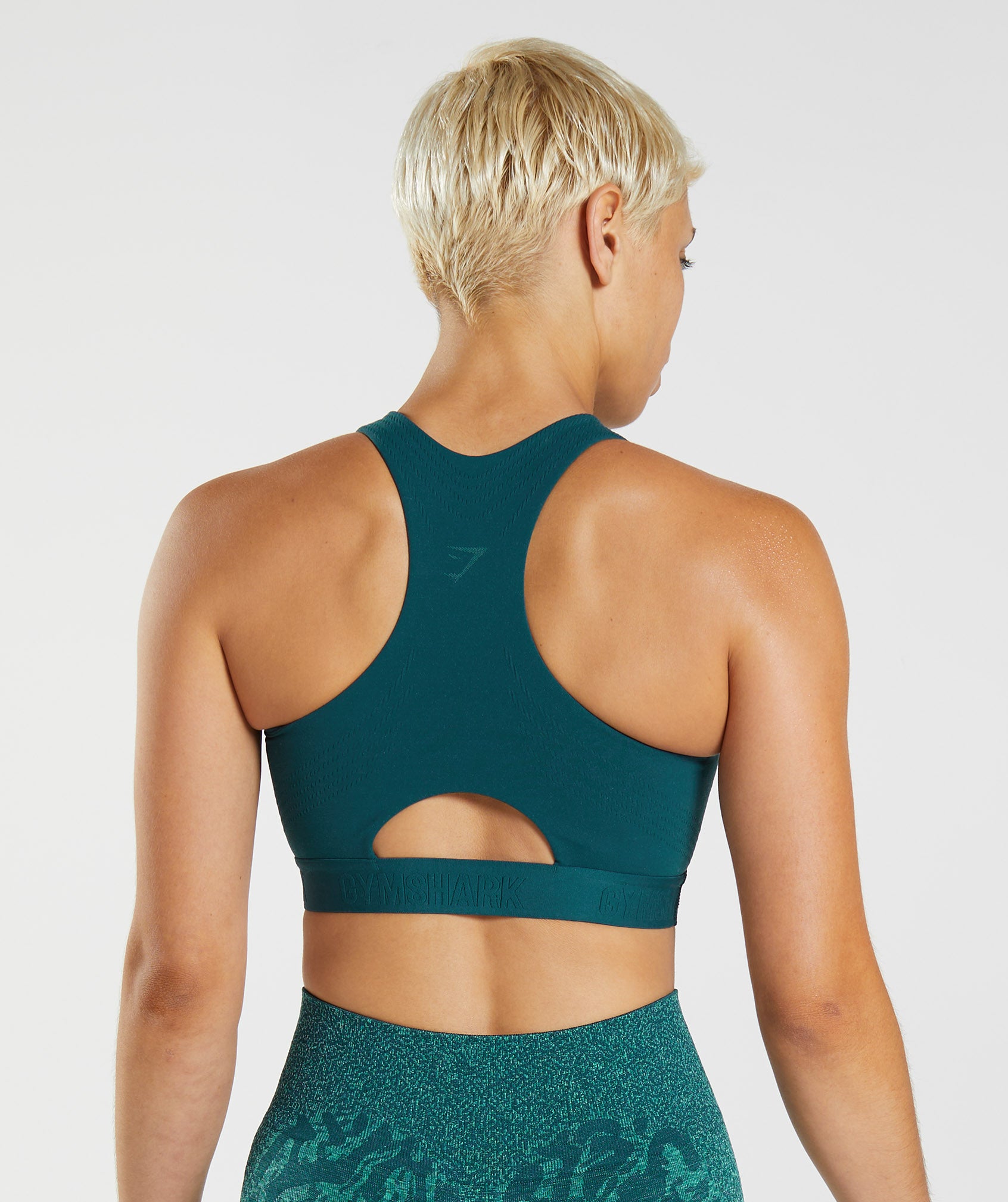 Power Seamless Sports Bra | Bleached Aqua