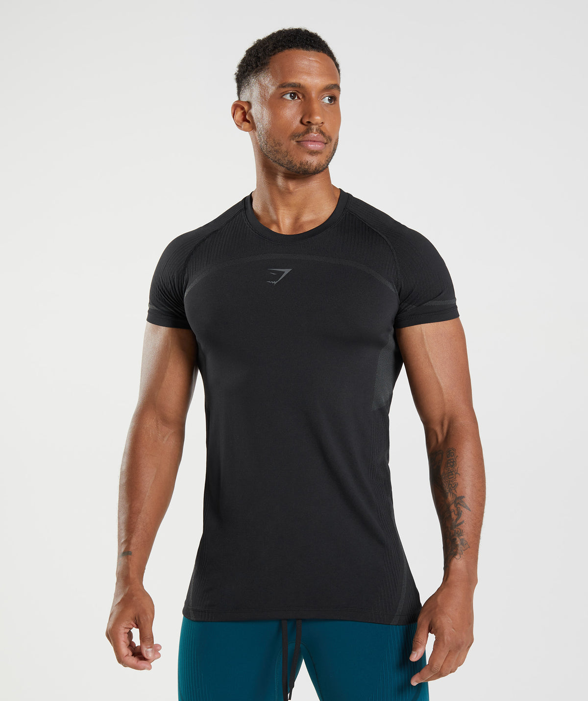 Gymshark 315 Seamless T-Shirt - Black | Gymshark