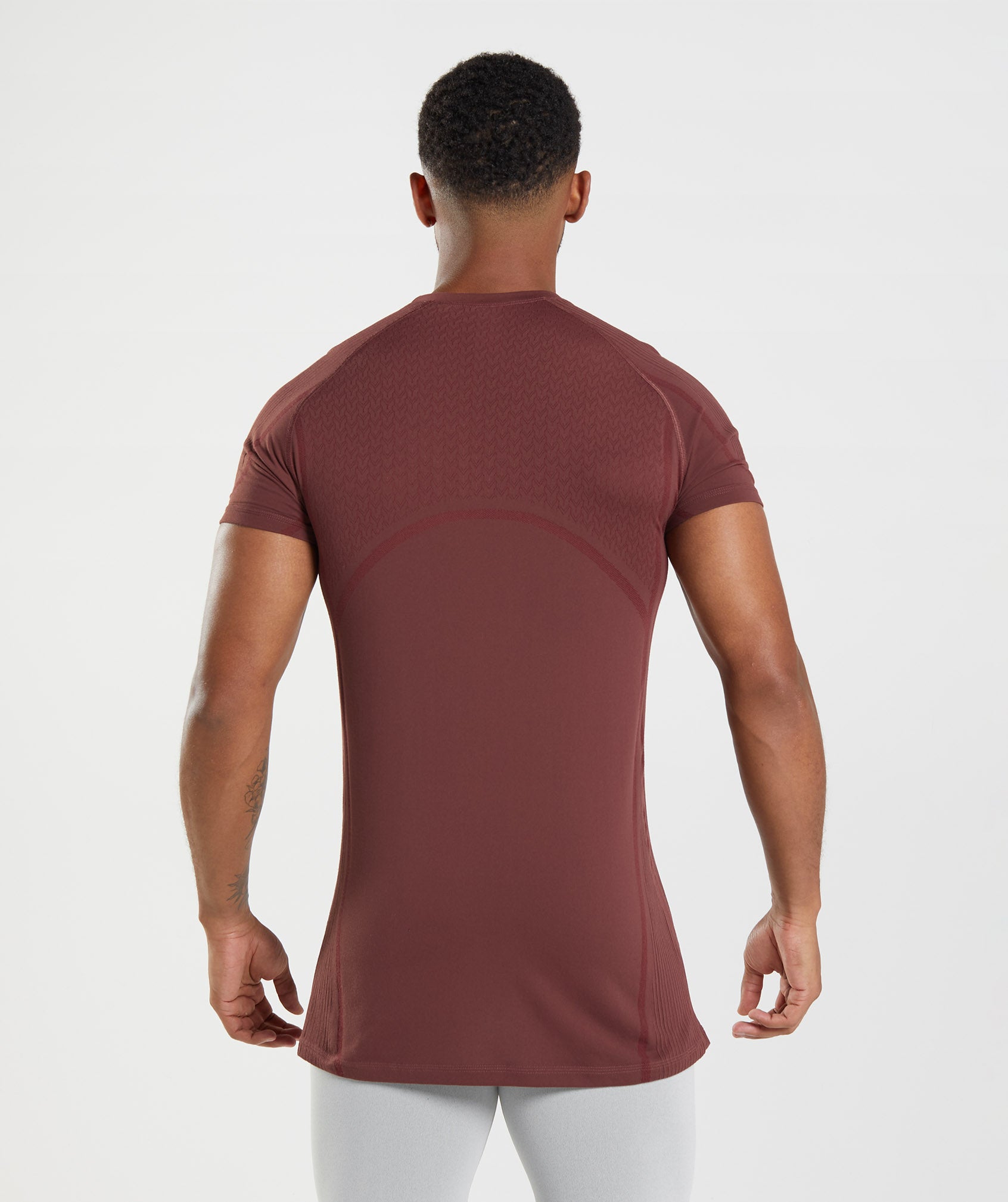 Gymshark Crest T-Shirt - Cherry Brown