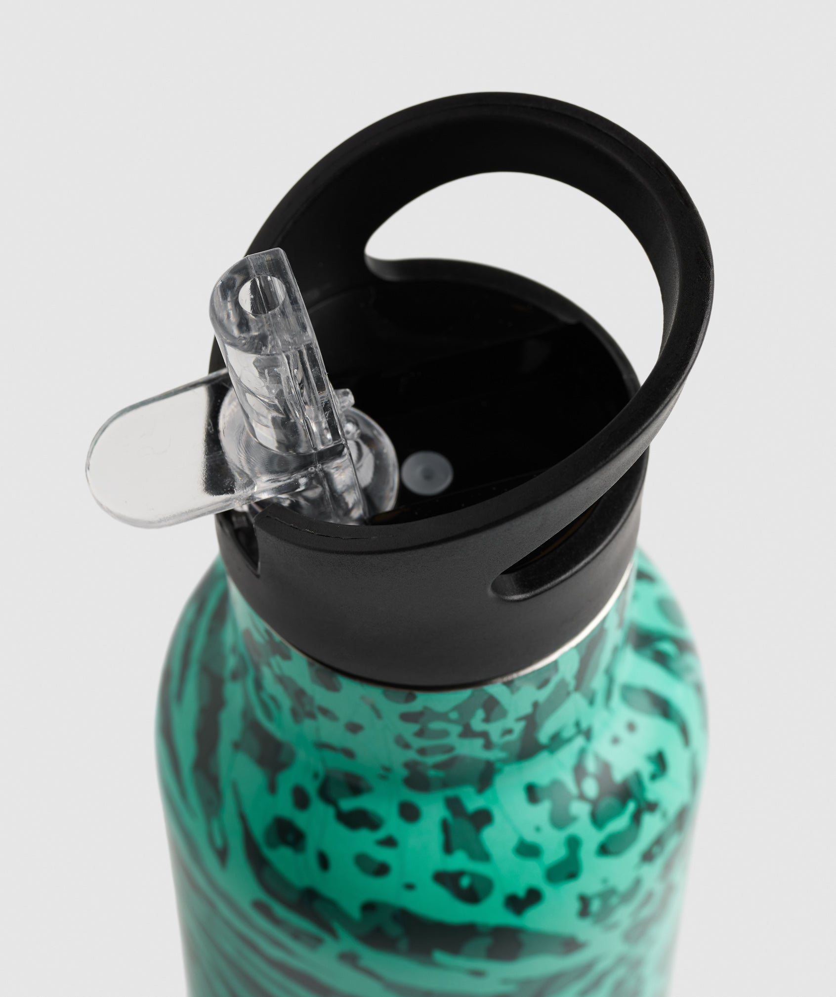 Insulated Straw Flask in Bright Turquoise