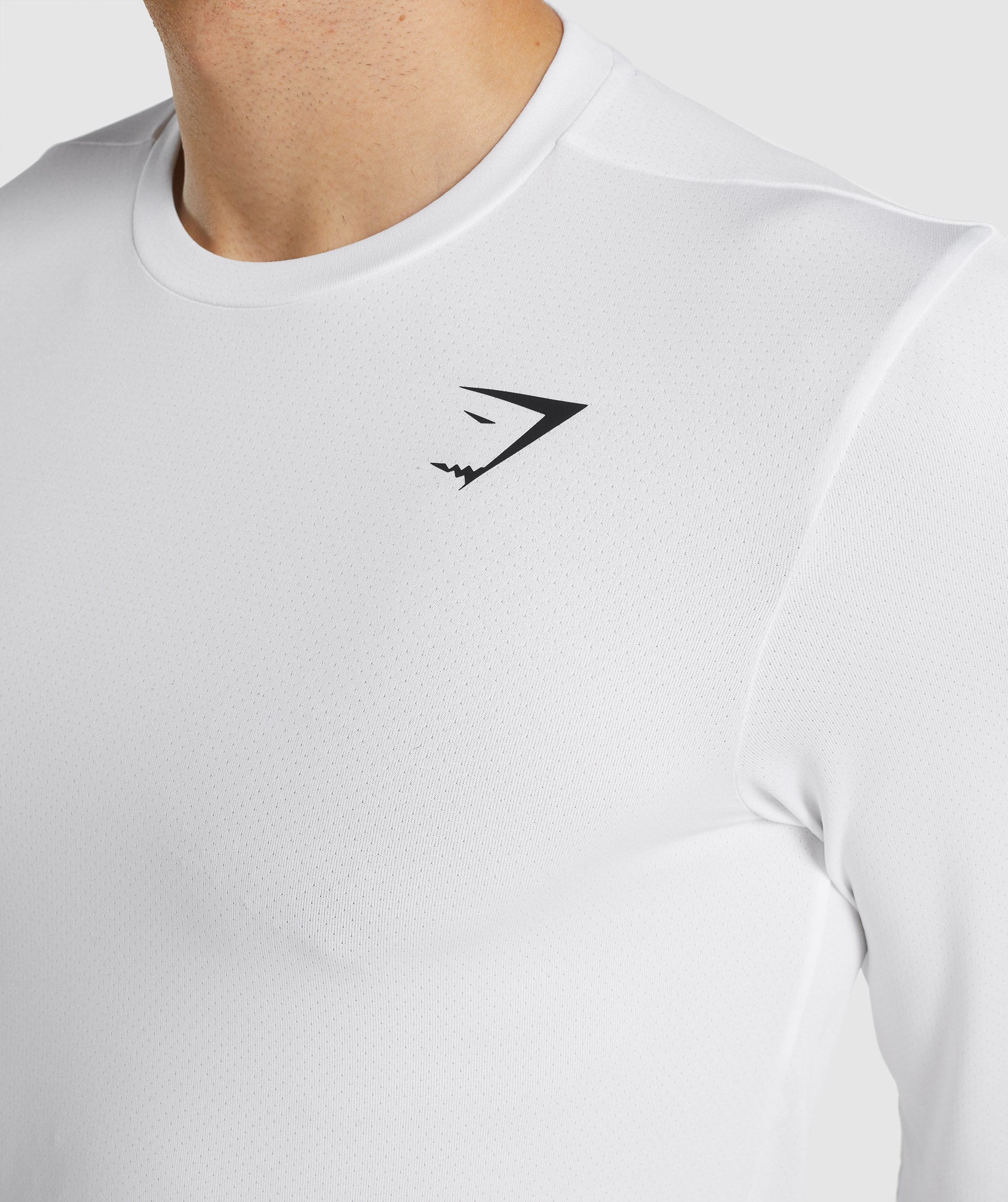 Gymshark Arrival Long Sleeve T-Shirt - White