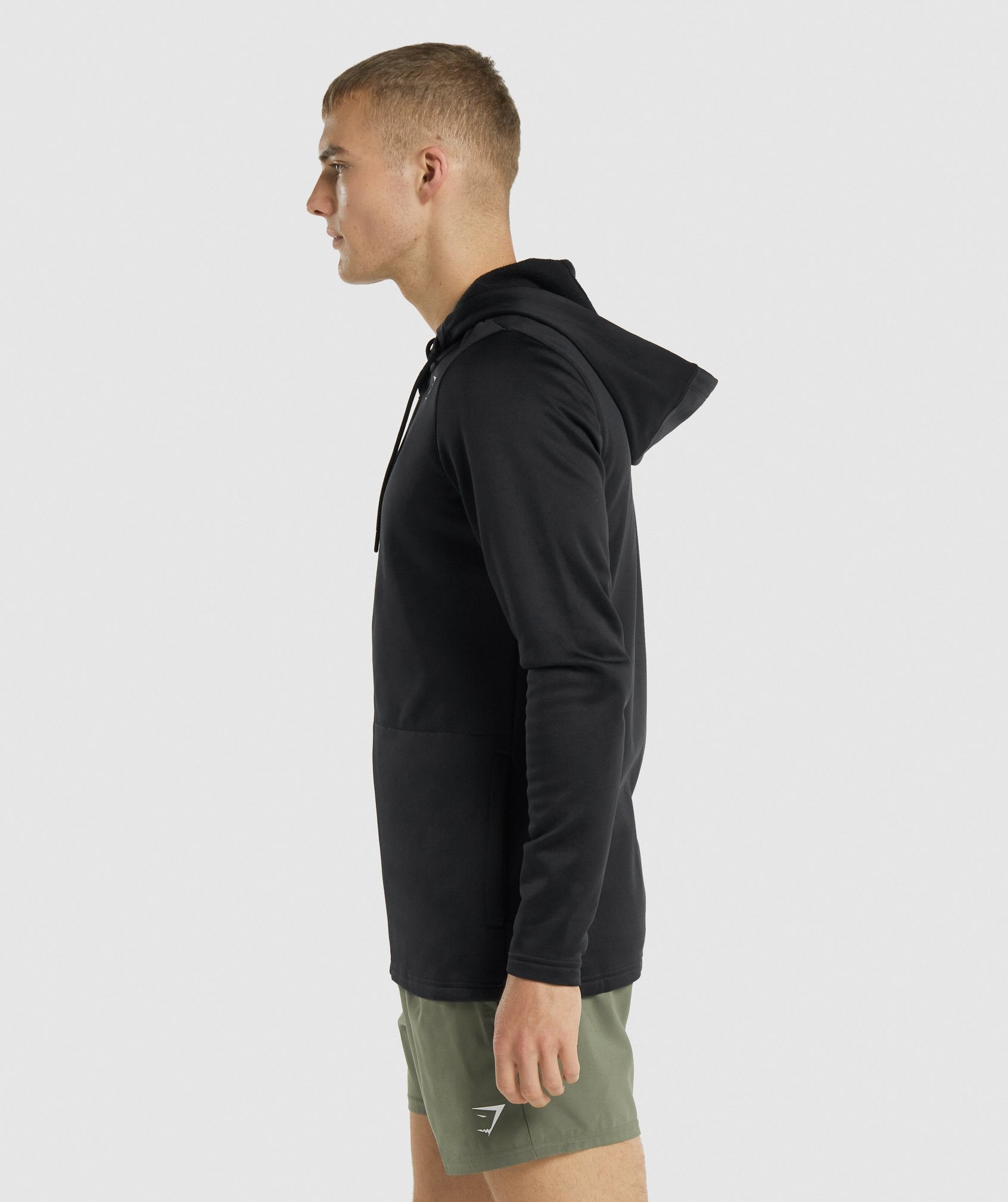 Arrival Zip Up Hoodie in Black - view 3