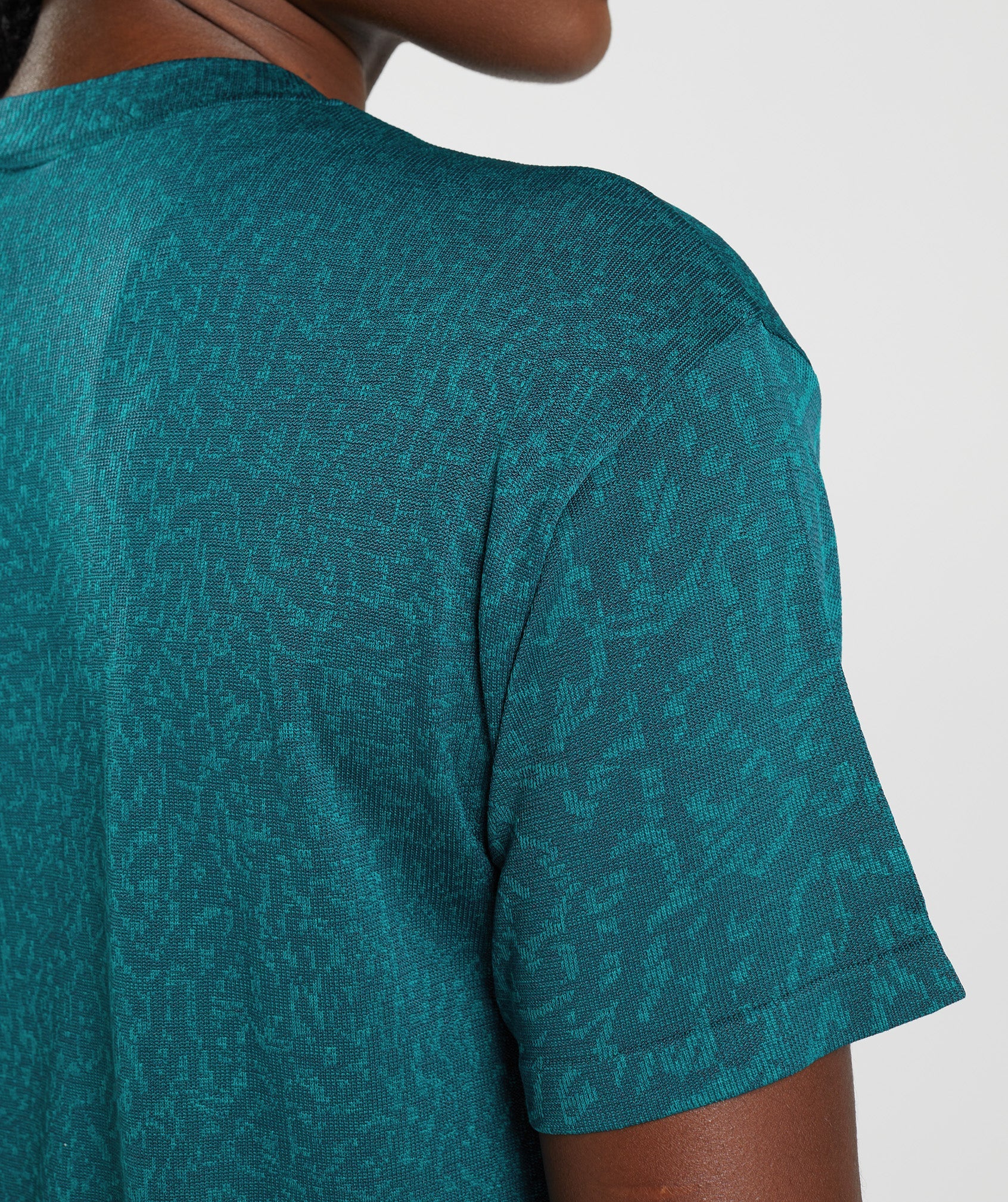 Gymshark Adapt Animal Seamless T-Shirt - Reef, Winter Teal