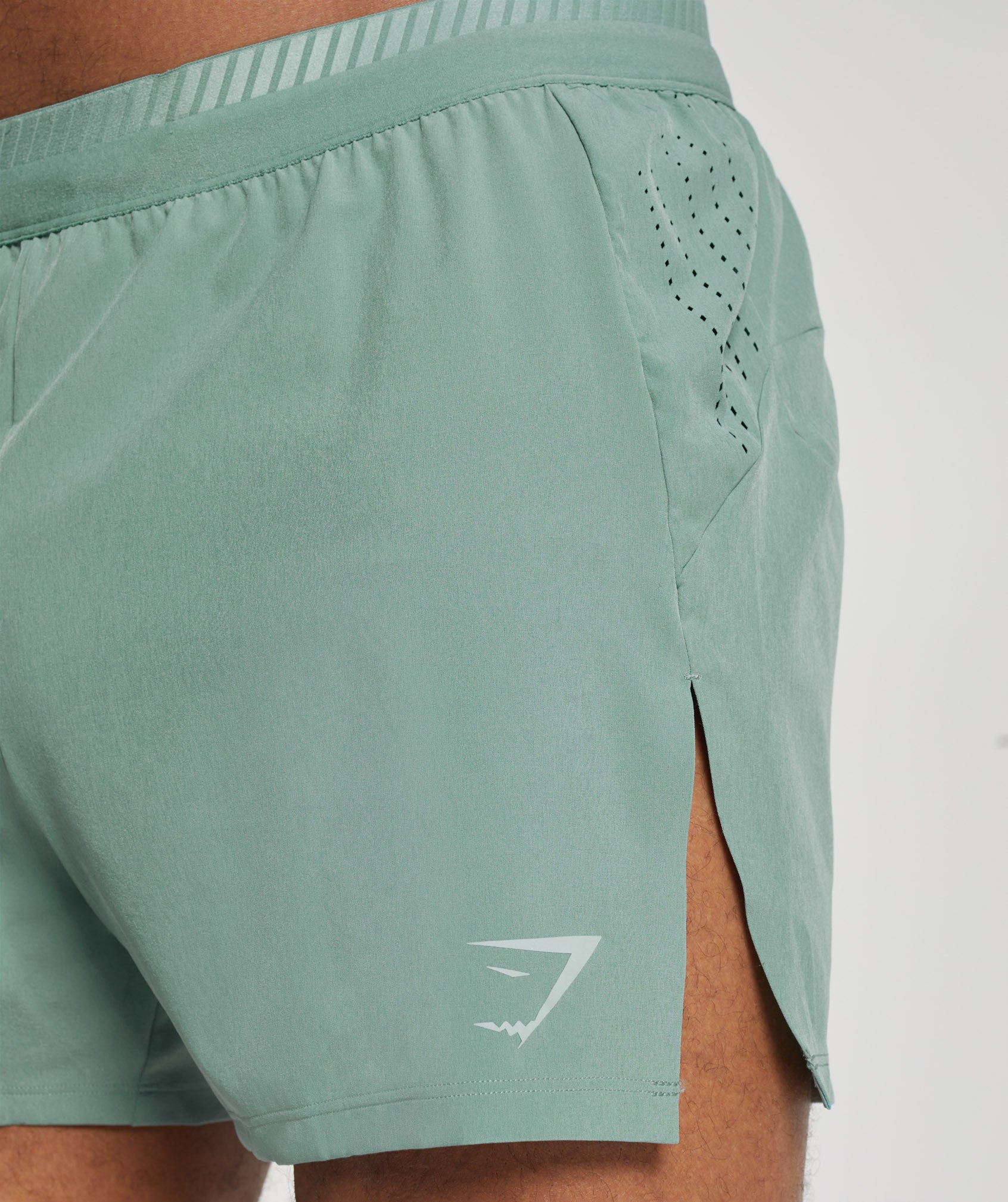 Apex Run 4" Shorts in Ink Teal