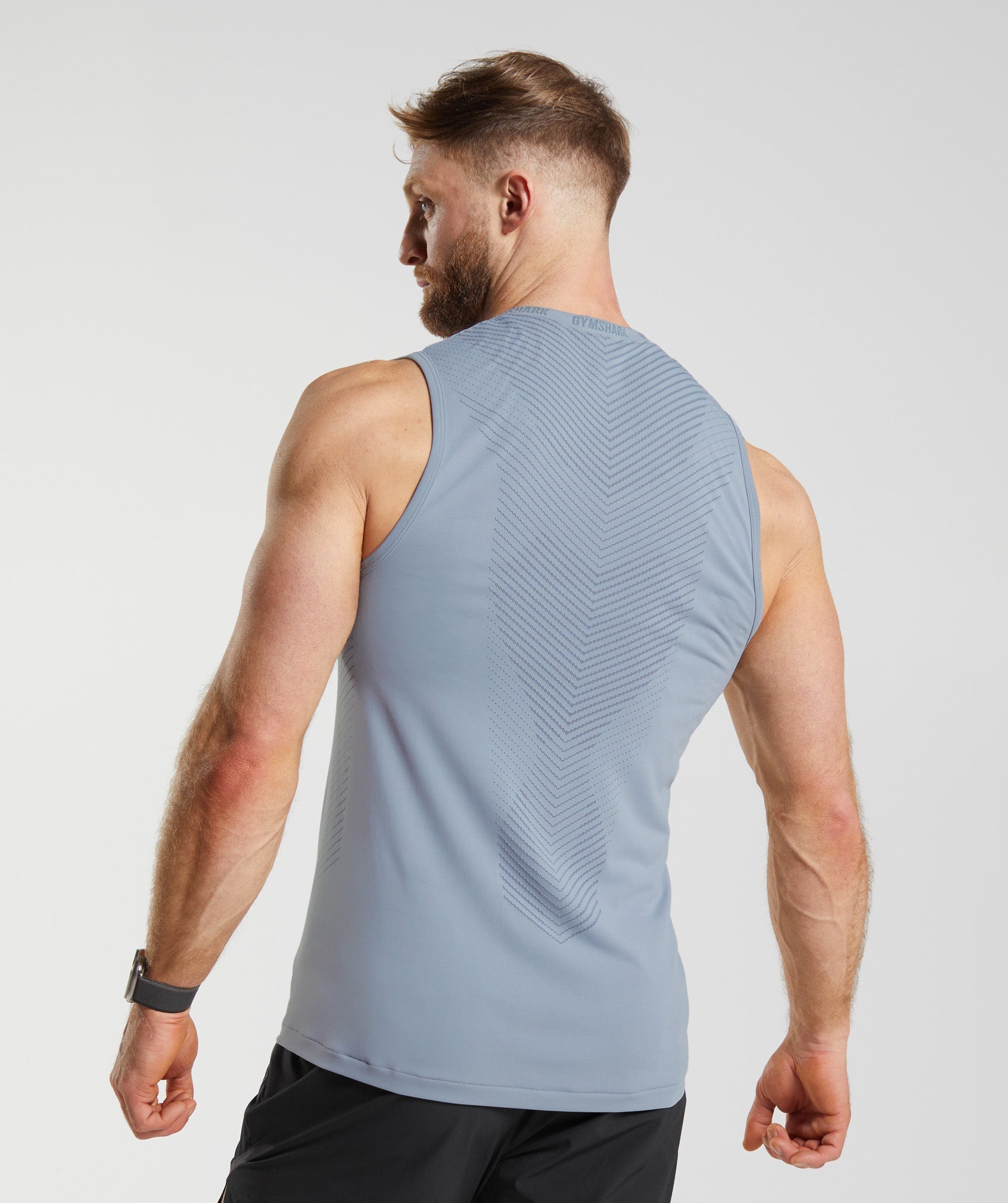 Apex Tank in Drift Grey/Evening Blue