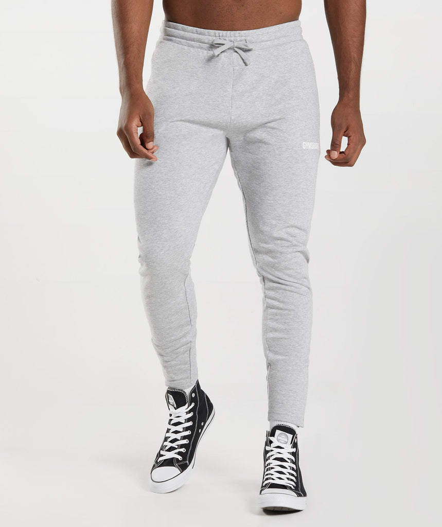 Gymshark Apollo Joggers - Light Grey Marl | Gymshark