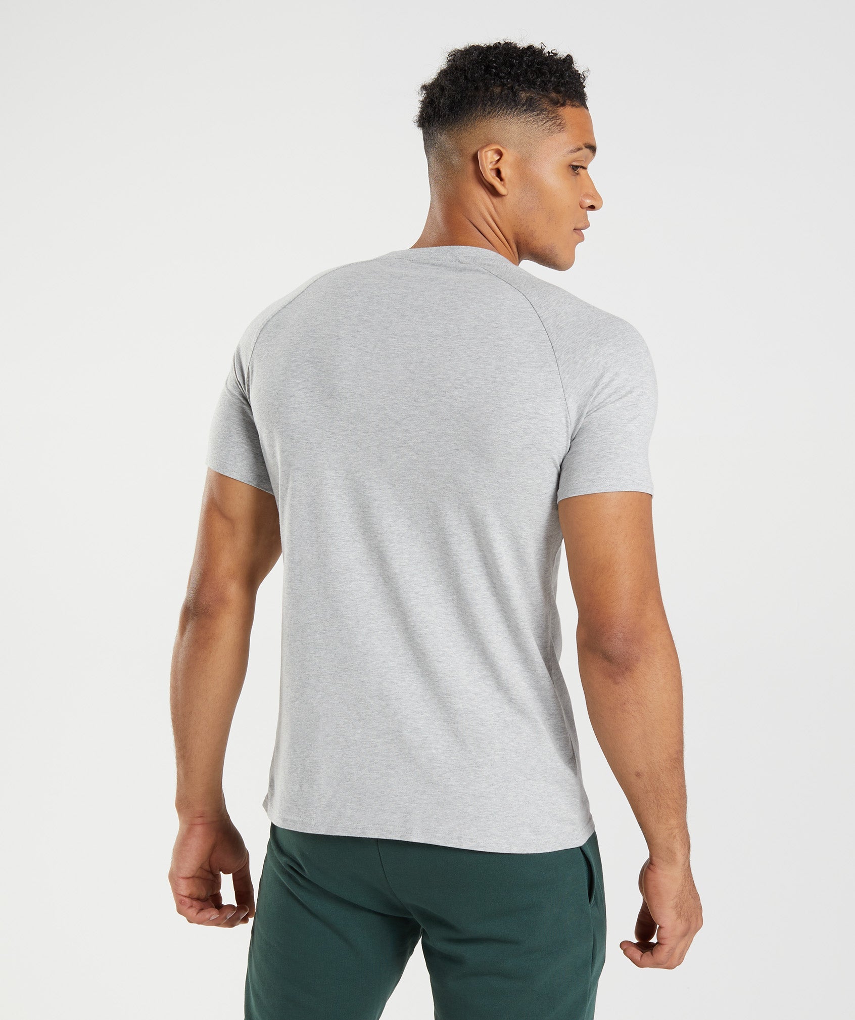 Gymshark, Shirts, Gym Shark Mens Apollo Short Sleeve Muscle Fit  Tshirtclay Greymedium