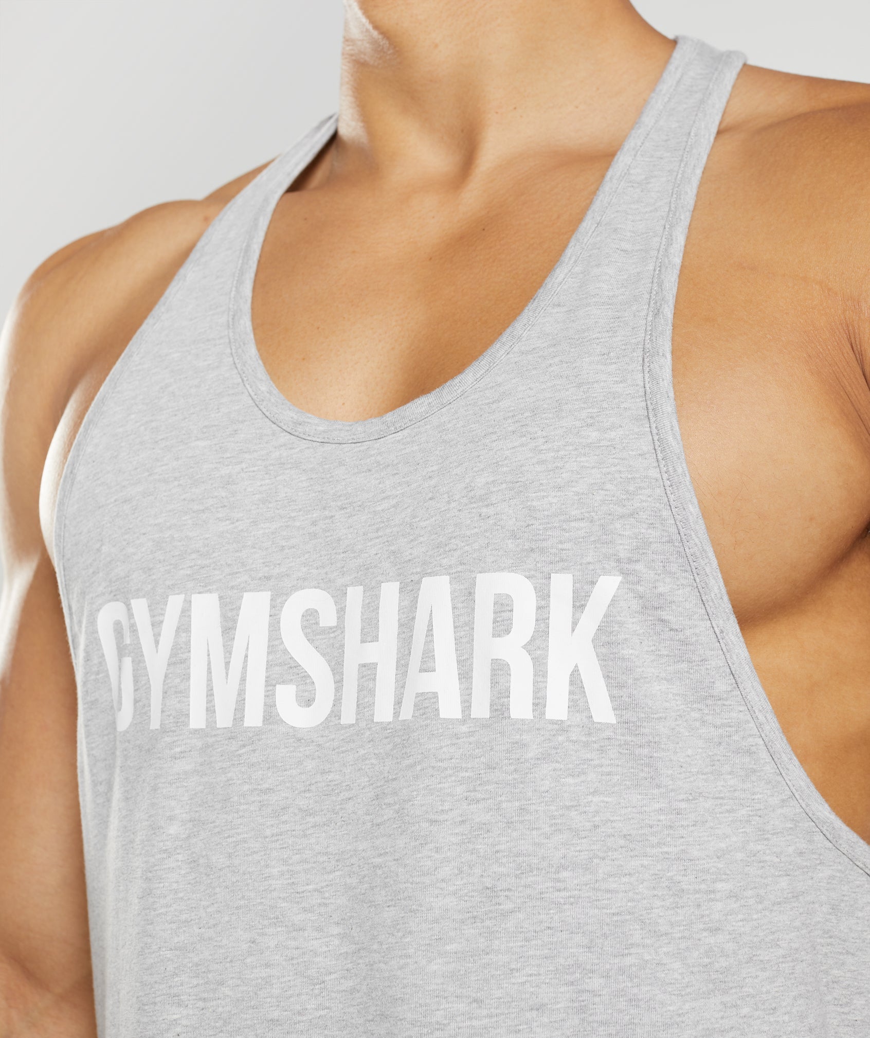 Gymshark Apollo Stringer - Light Grey Marl