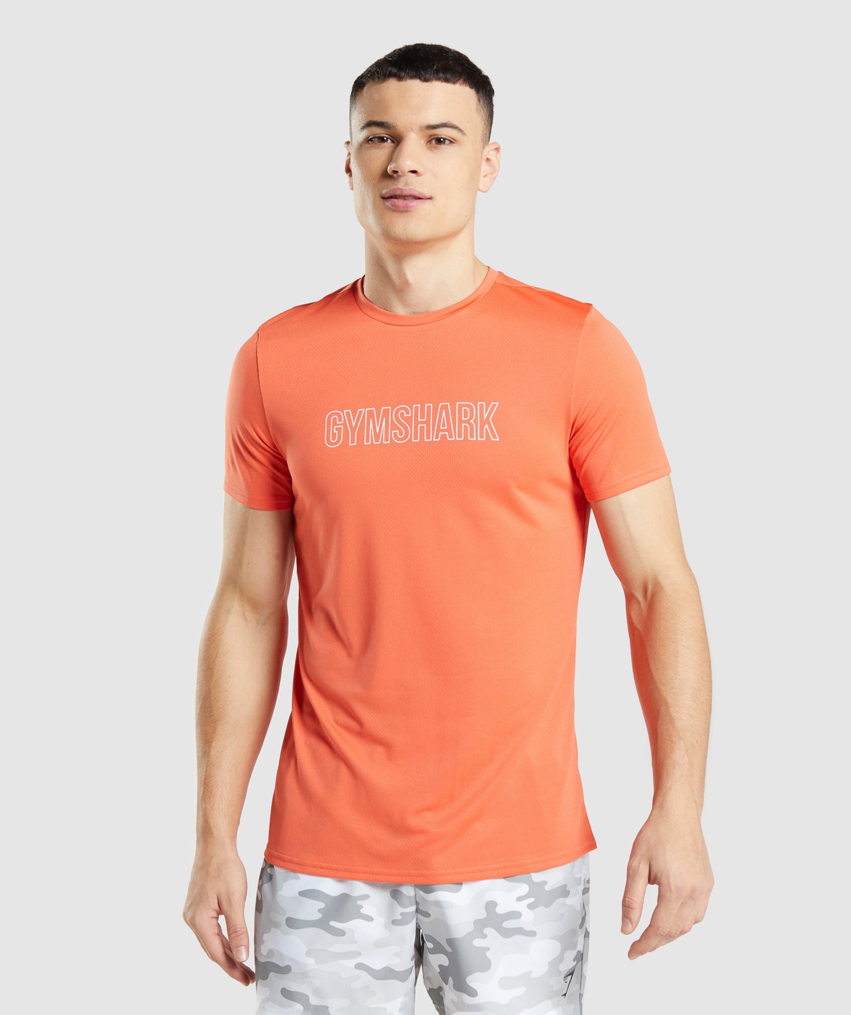 Arrival Graphic T-Shirt in Papaya Orange