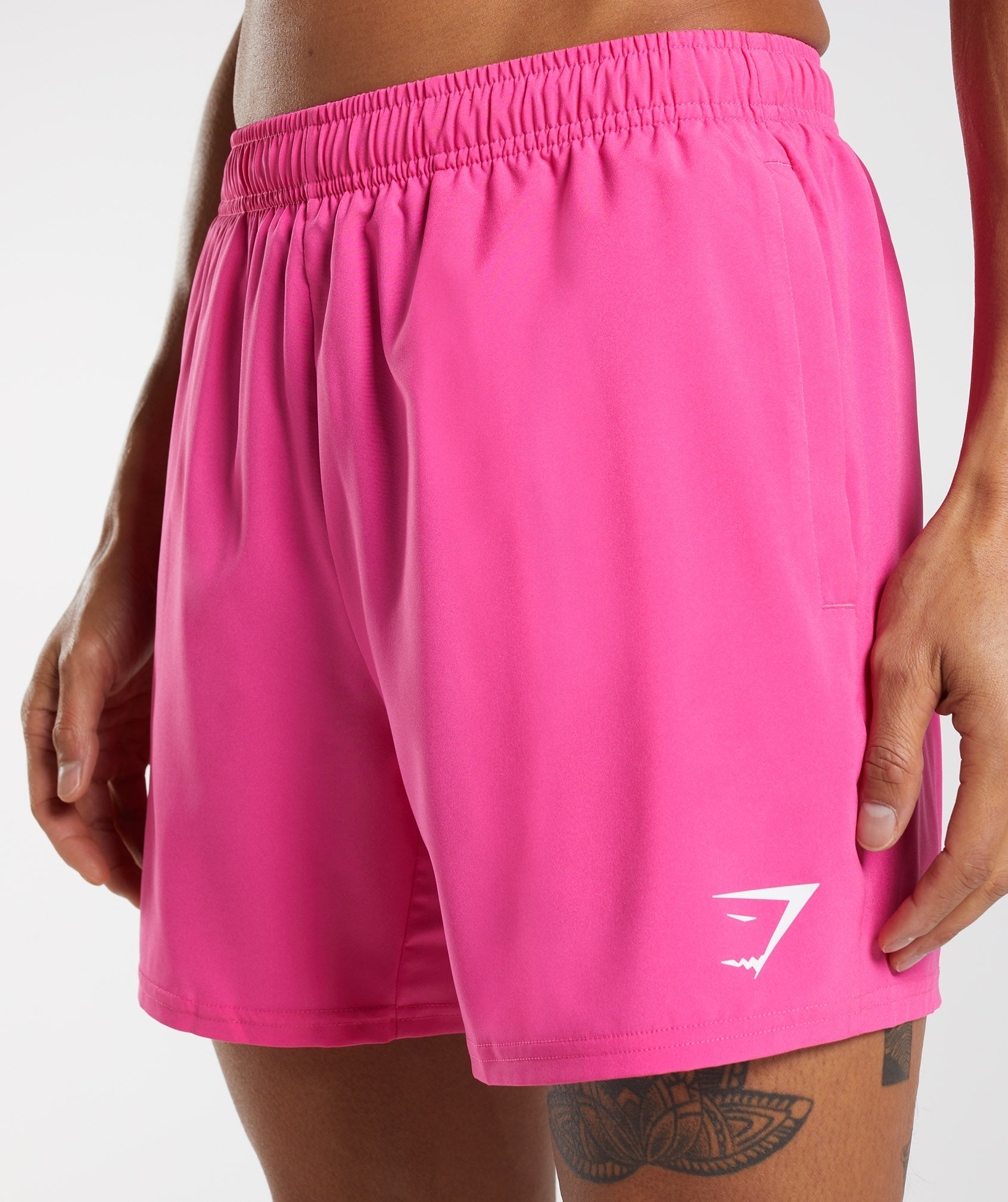 Fuchsia Compression Sport Shorts by Destira