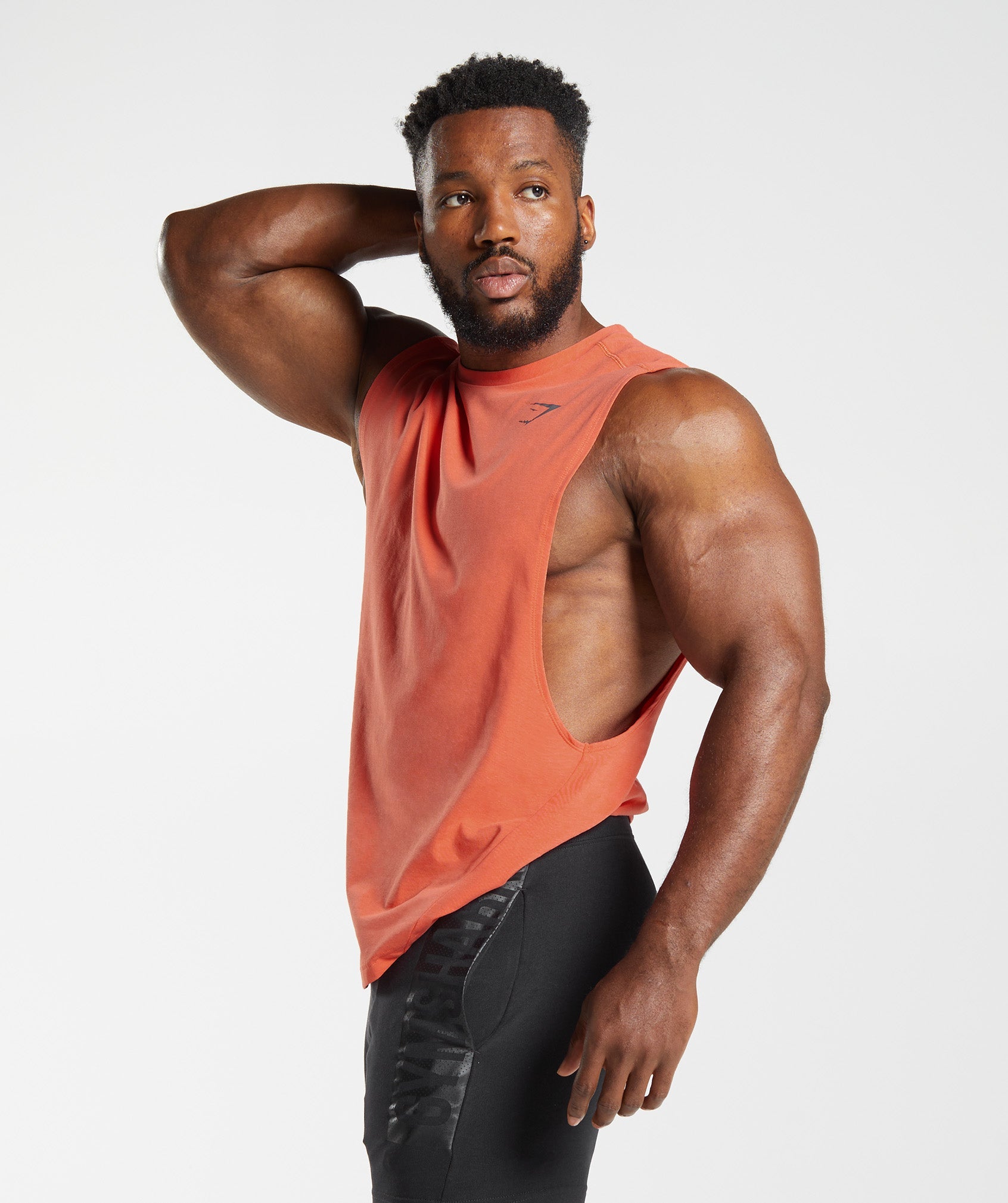 Gymshark Bold Drop Arm Tank - Aerospace Orange