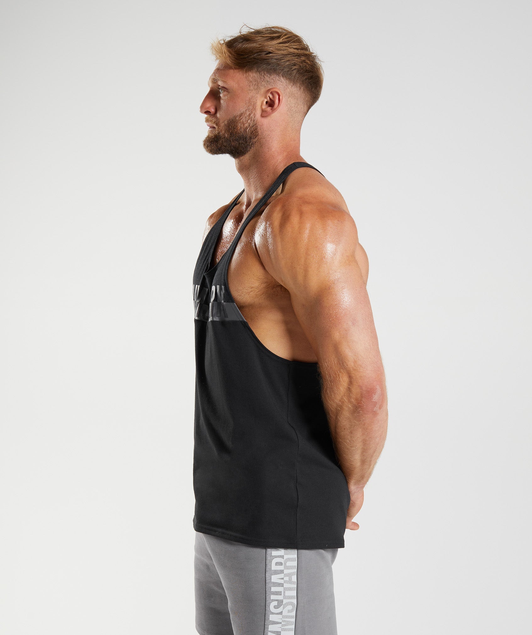 Gymshark Bold Stringer - Black