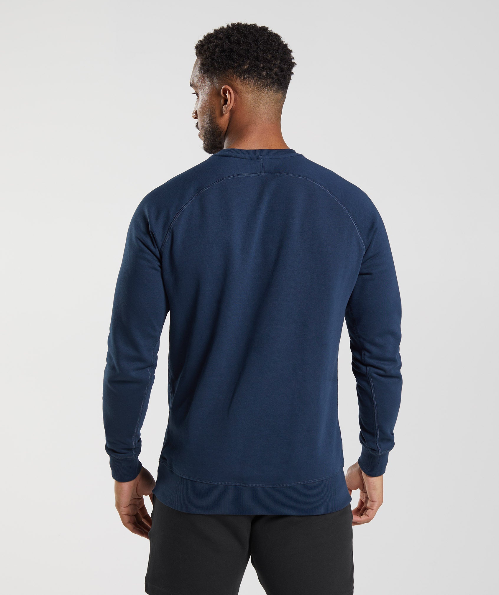 Gymshark Crest Sweatshirt - Atlantic Blue