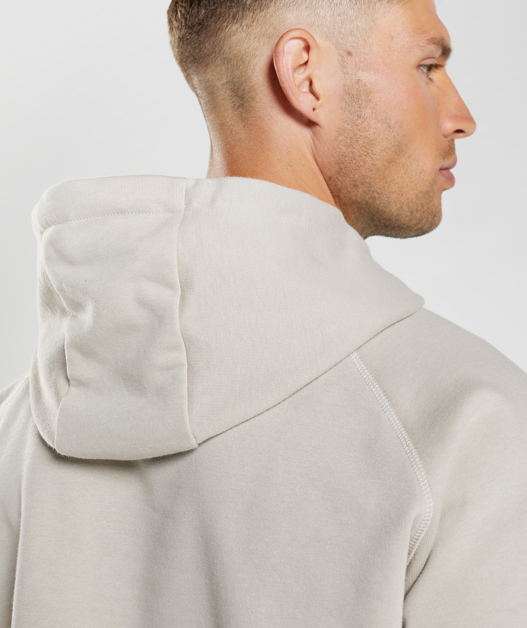 Crest Hoodie in Pebble Grey - view 2