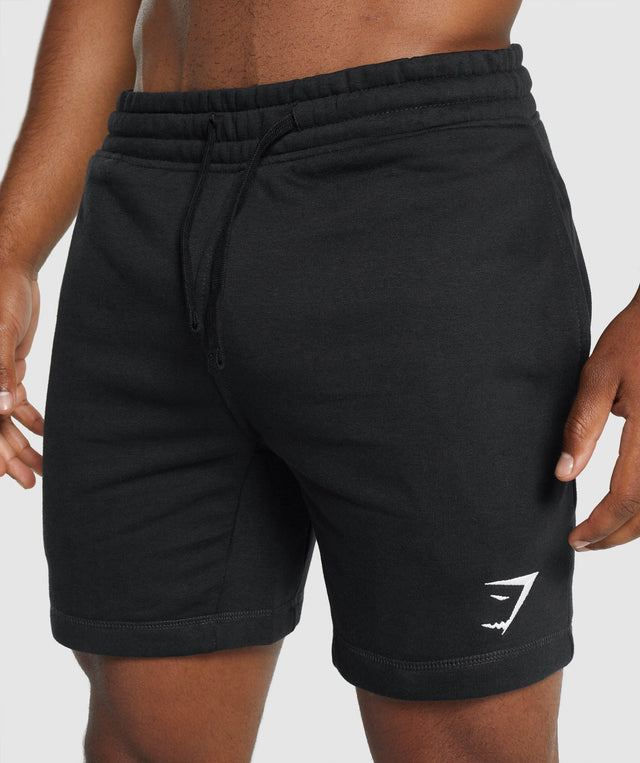 Gymshark Crest Shorts - Black | Gymshark