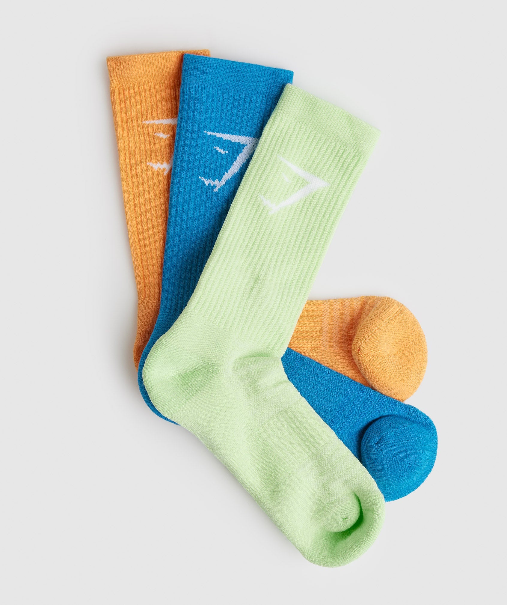 Gymshark Crew Socks Pack Of 3 Multi-color Size Small India