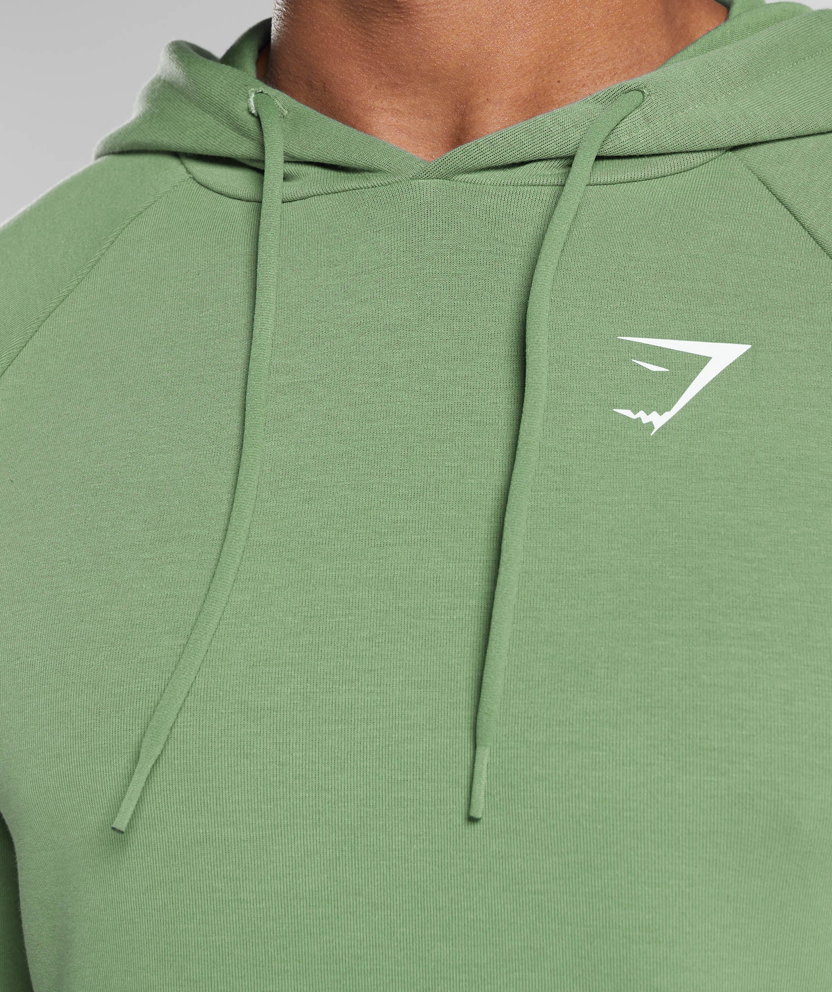 Gymshark React Zip Up Hoodie - Light Sage Green