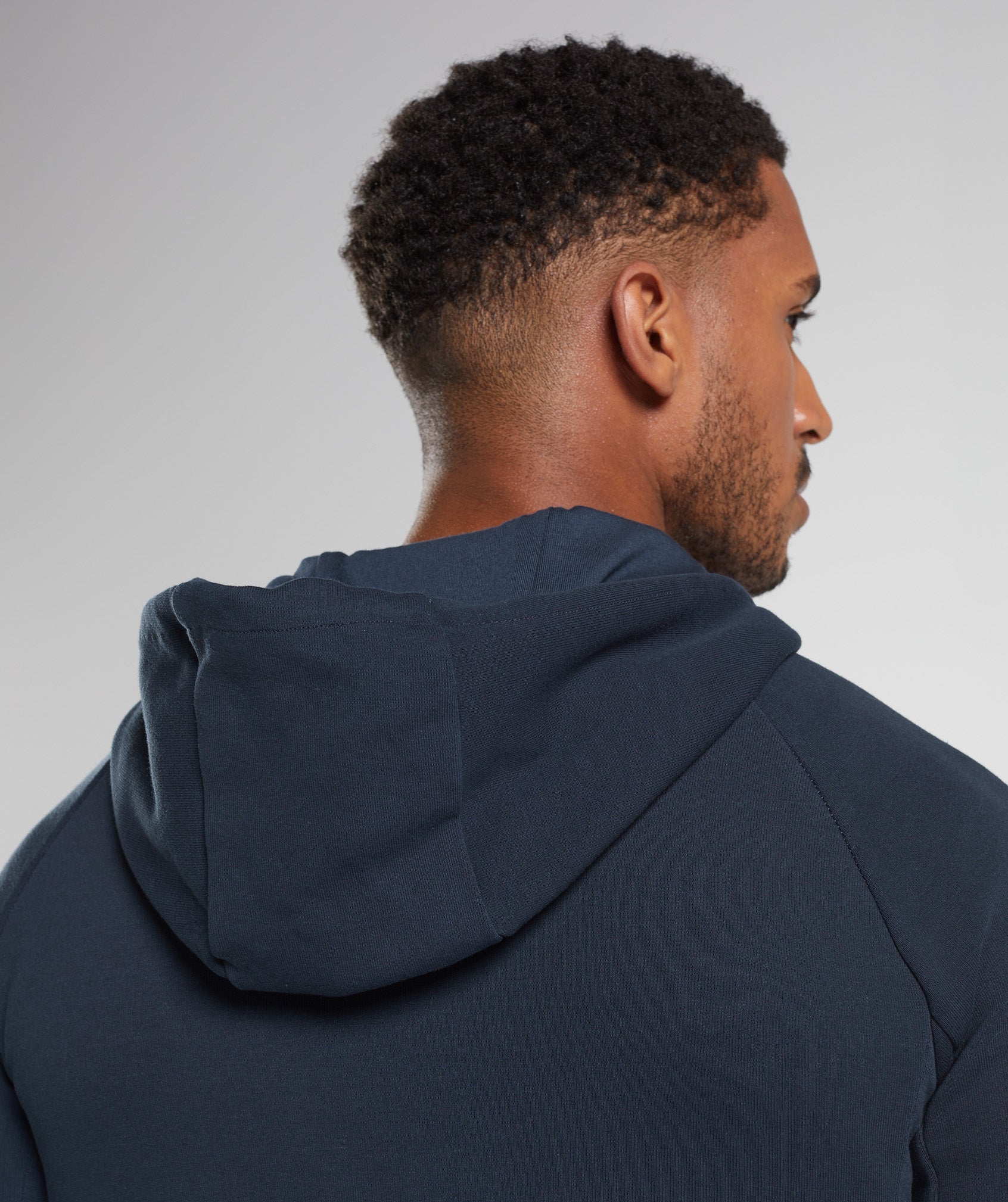 Crest Oversized Zip Up Hoodie