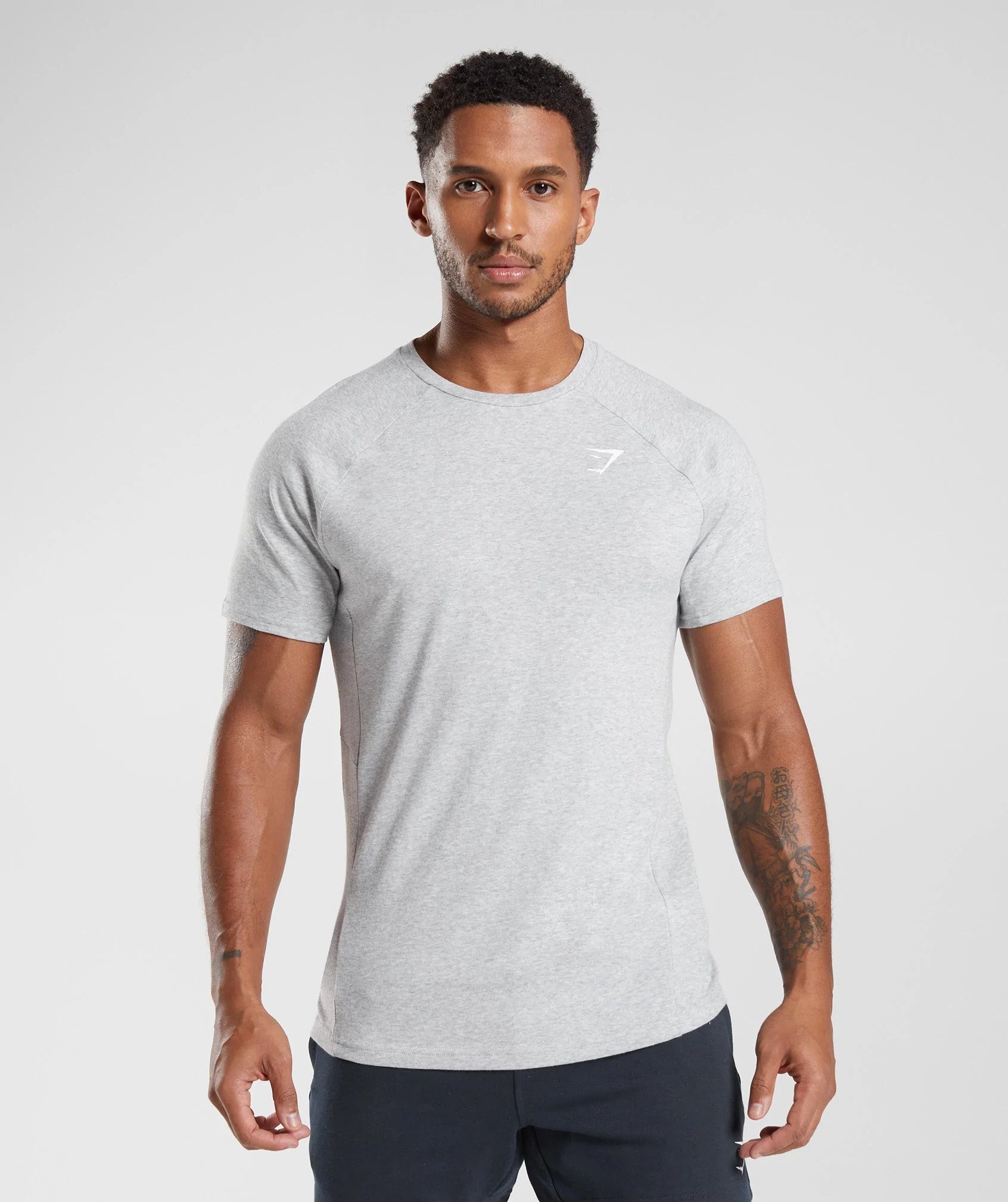 Gymshark Essential Oversized T-Shirt - Light Grey