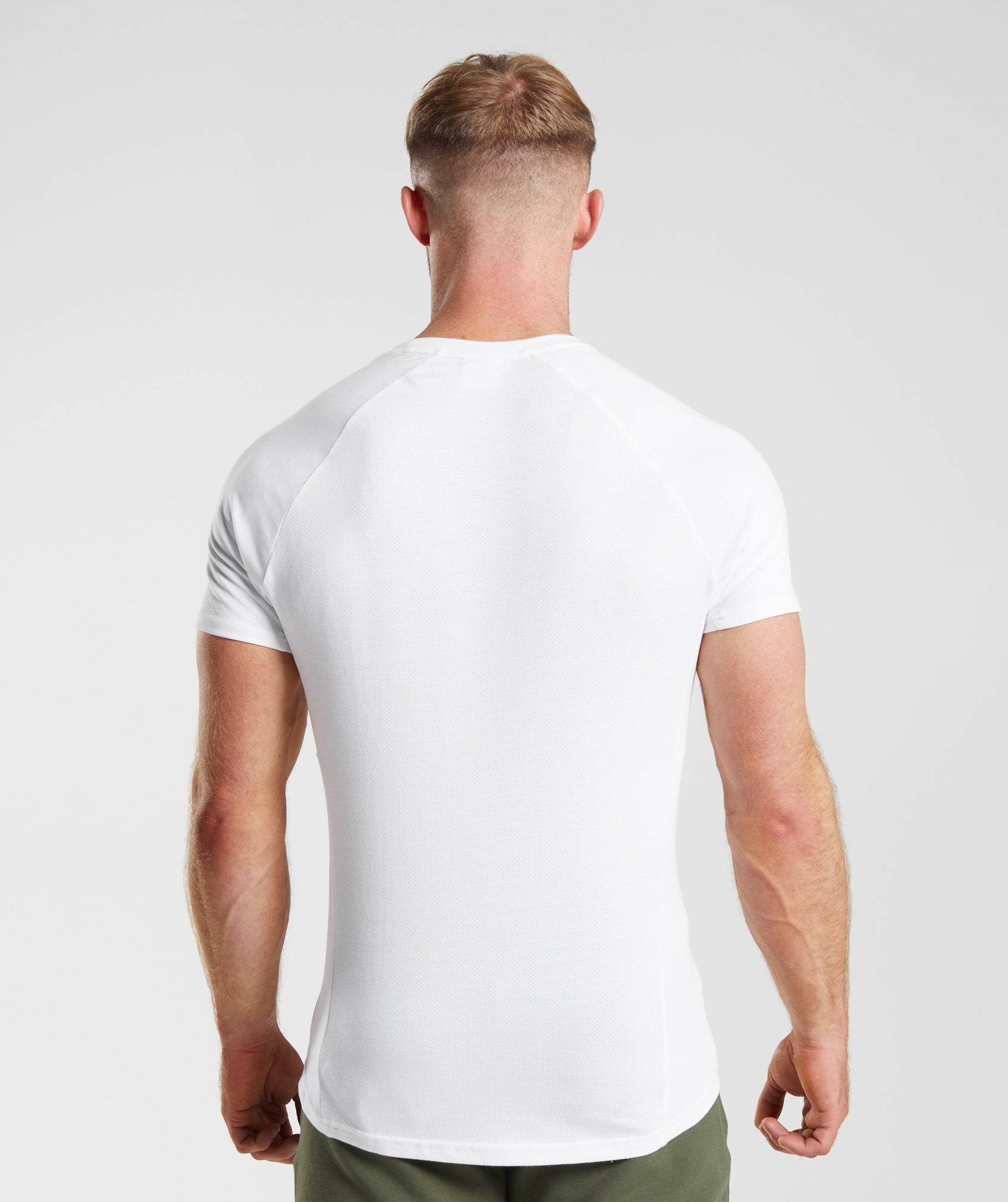 Gymshark Sport Seamless T-Shirt - White/Smokey Grey