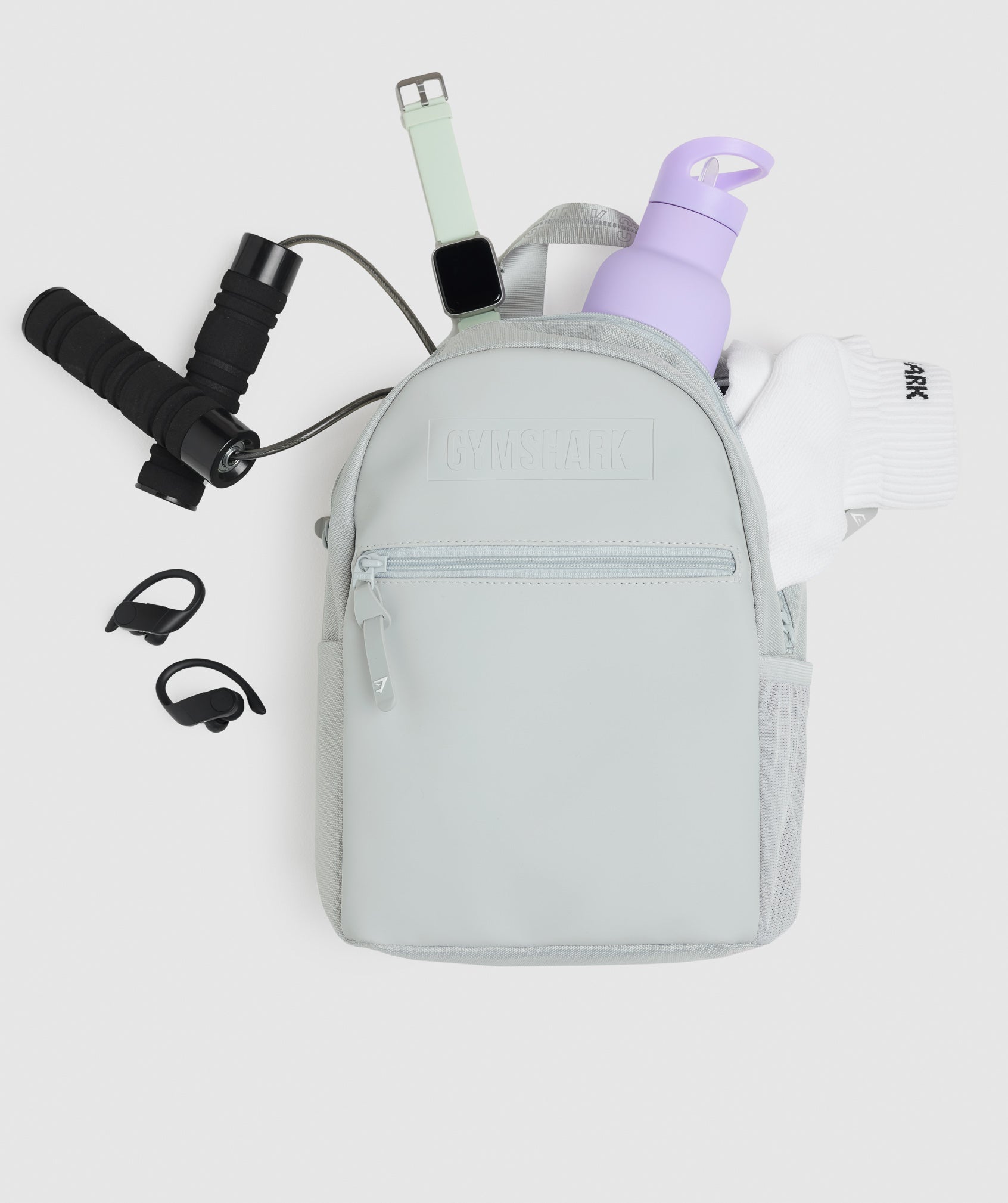Everyday Mini Backpack in Light Grey - view 2