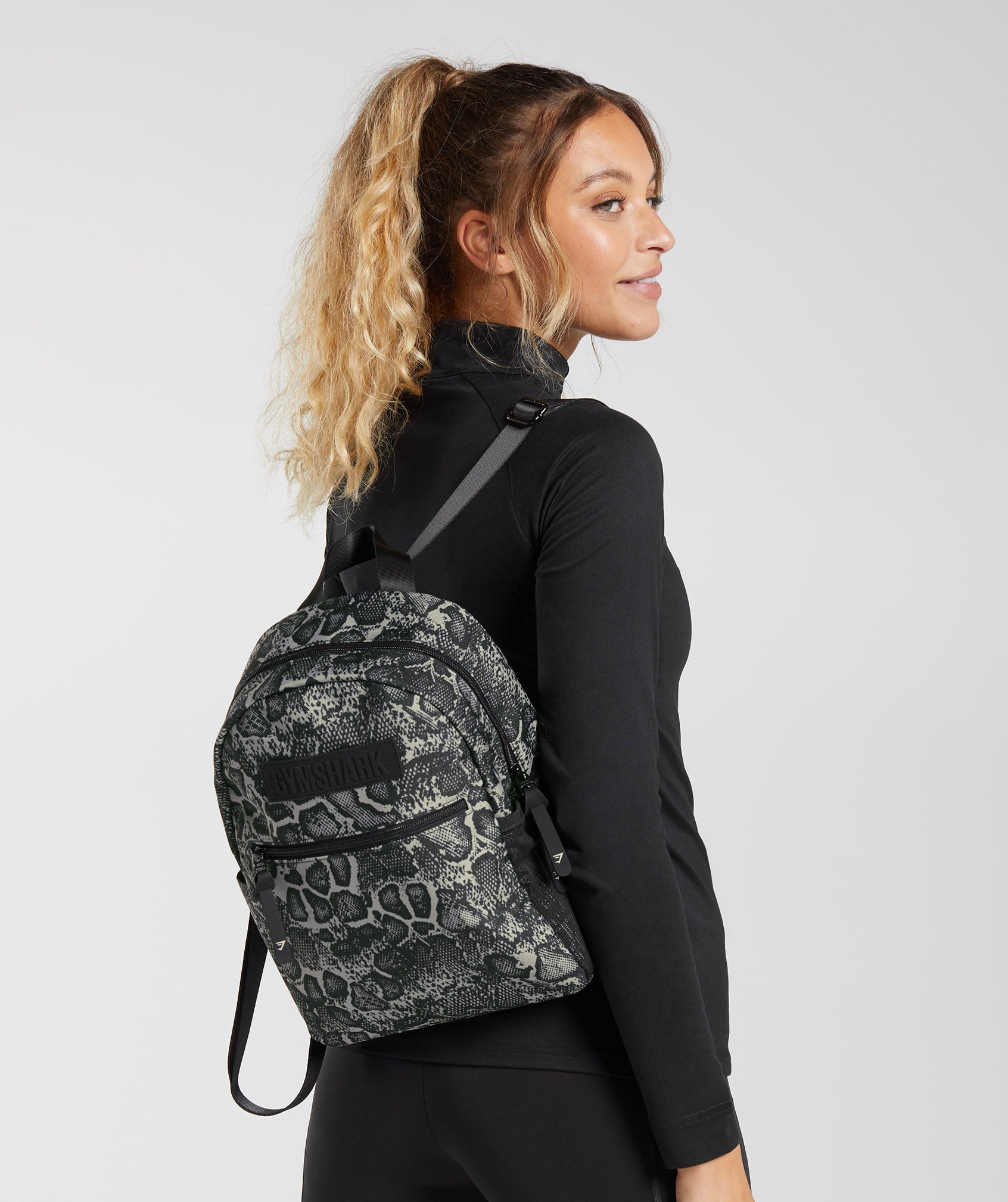 Everyday Print Mini Backpack in Black Print