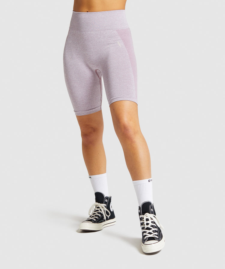 grey marl cycling shorts